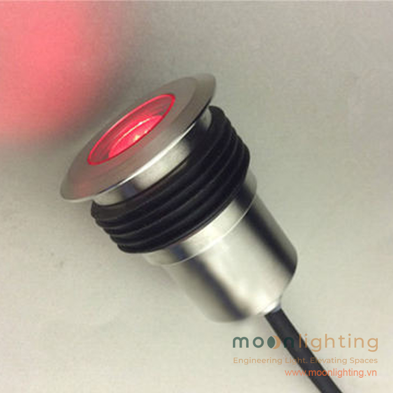Thử nghiệm độ rọi và vệt sáng thực tế đèn âm đất mini MG-104 Moon Lighting