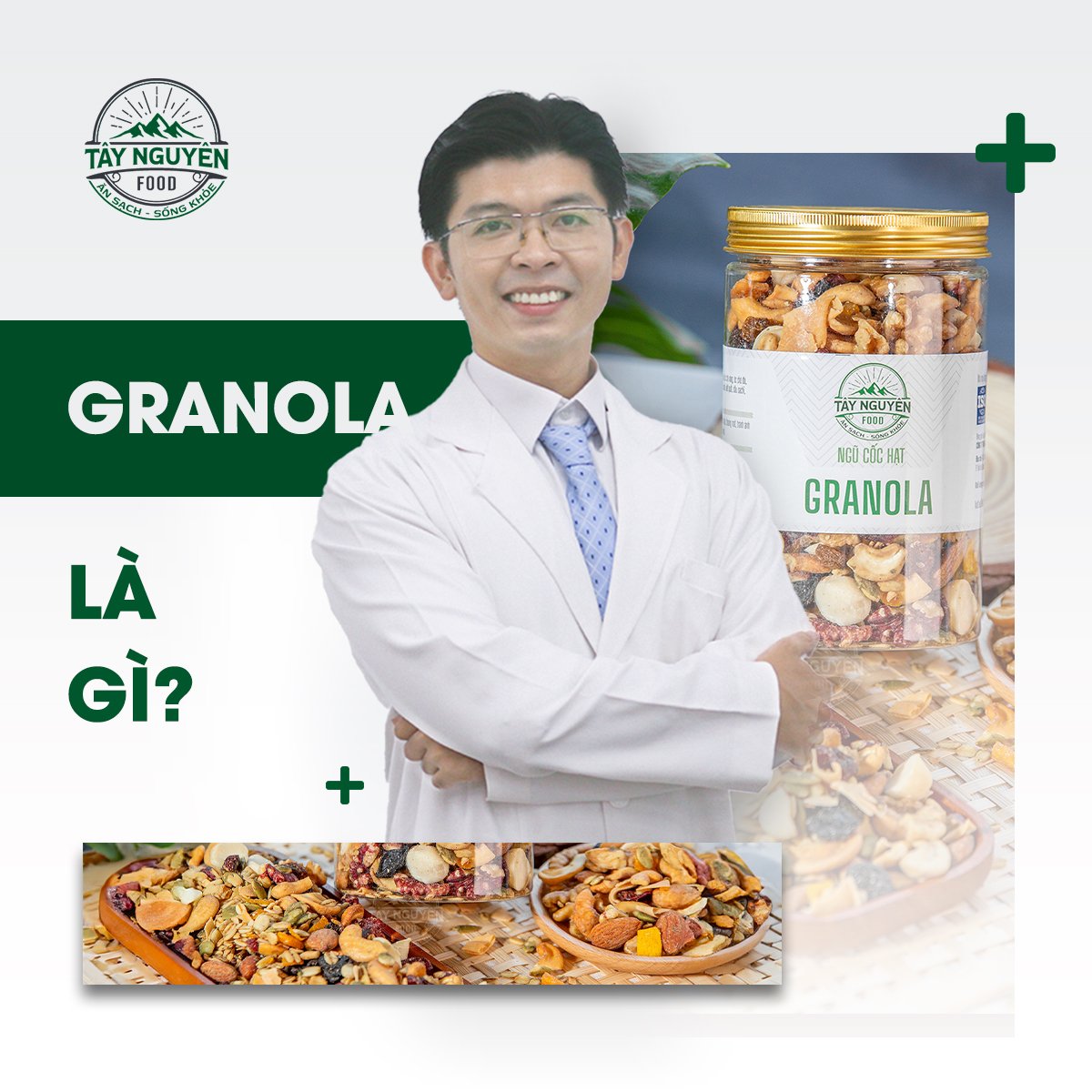 Granola là gì? Hẳn là nhiều bạn mới ăn “eatclean” sẽ thấy lạ lẫm với cái tên Granola