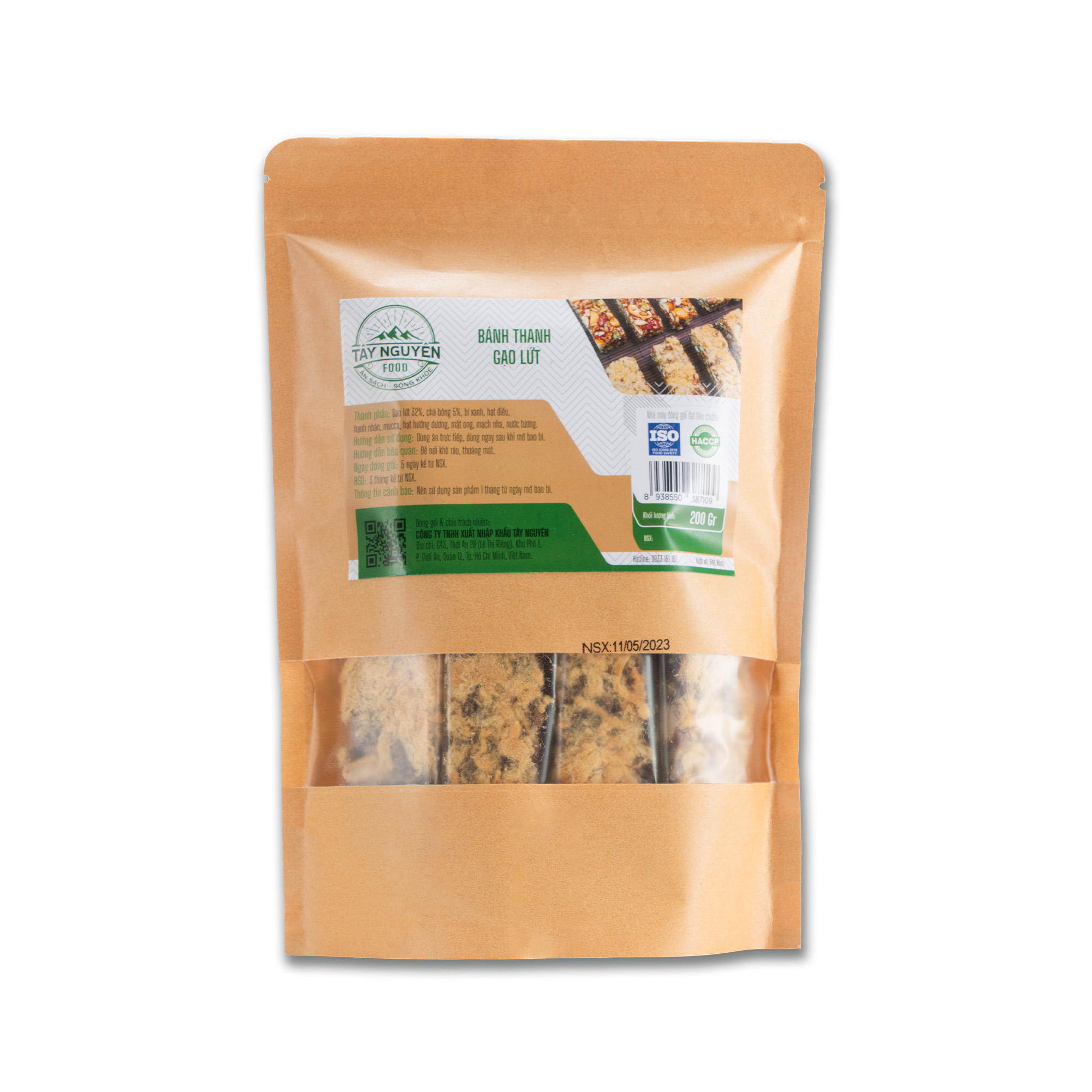 Thanh Gạo Lứt Chà Bông & Rong Biển