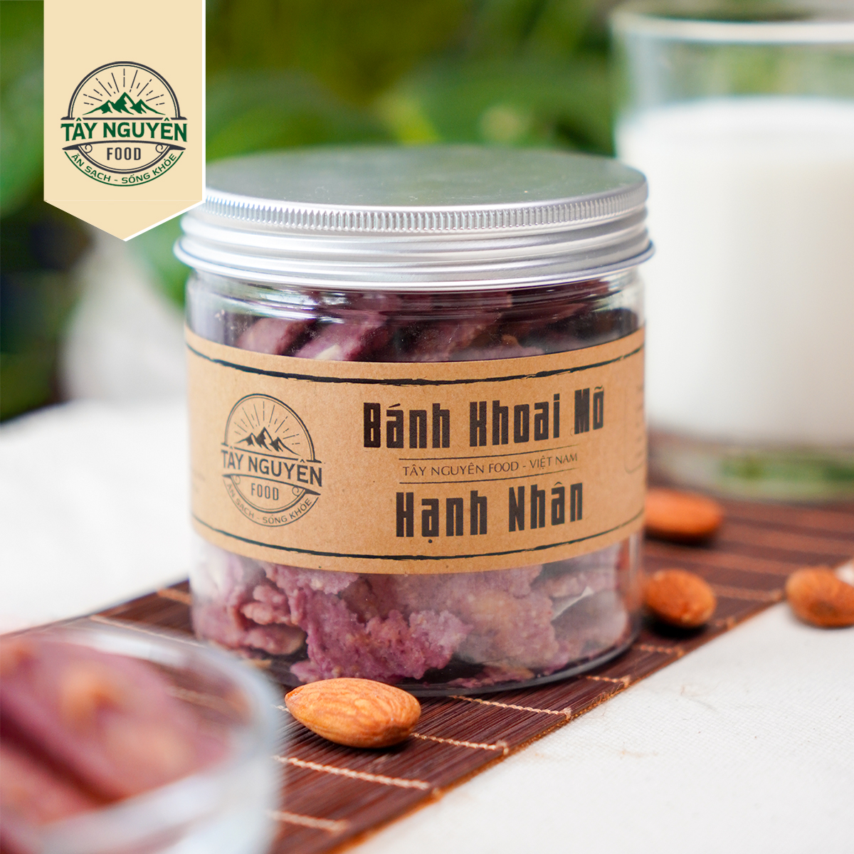 Bánh Khoai Mỡ Hạnh Nhân