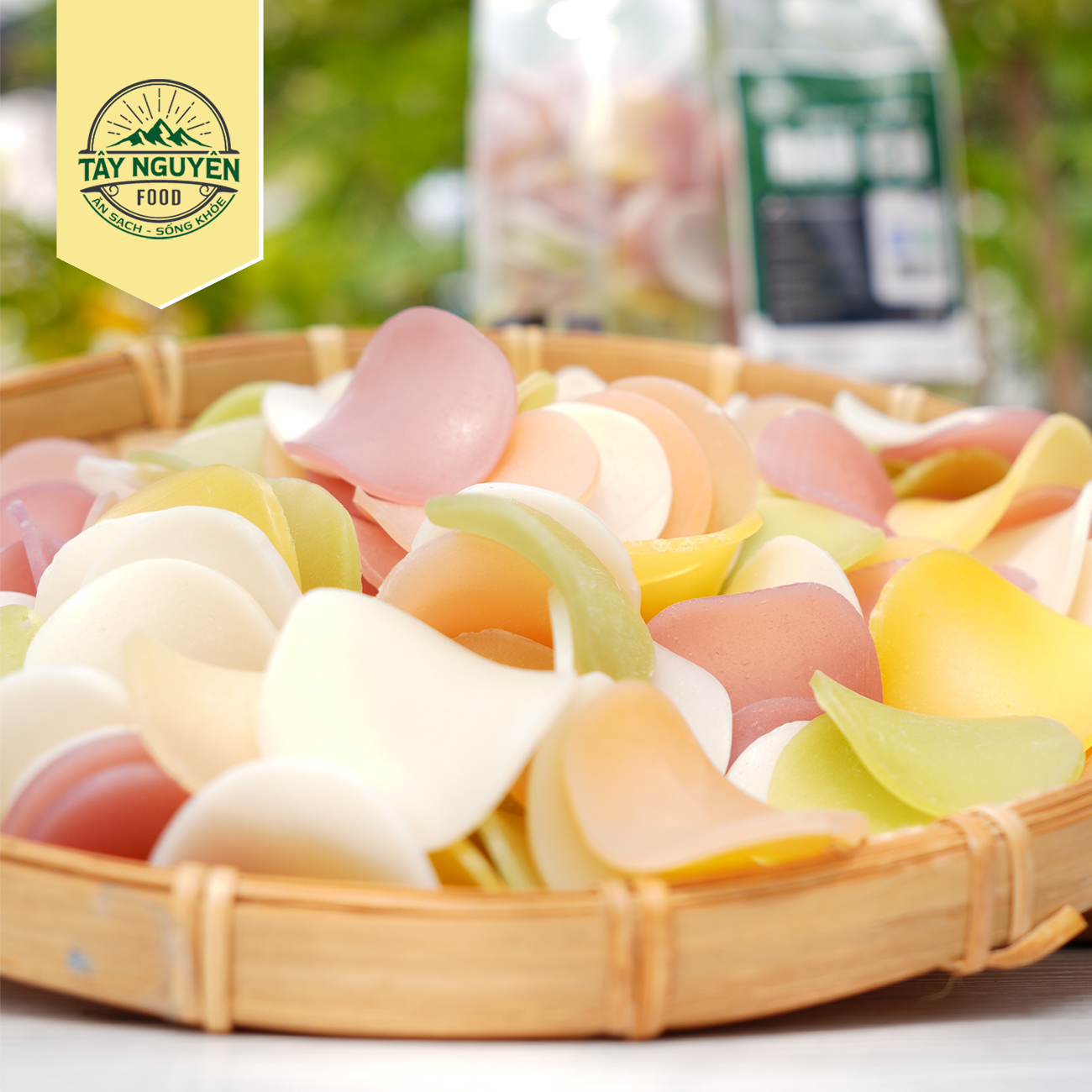 Combo Bánh phồng rau củ và Bánh phồng gạo lứt loại 200g