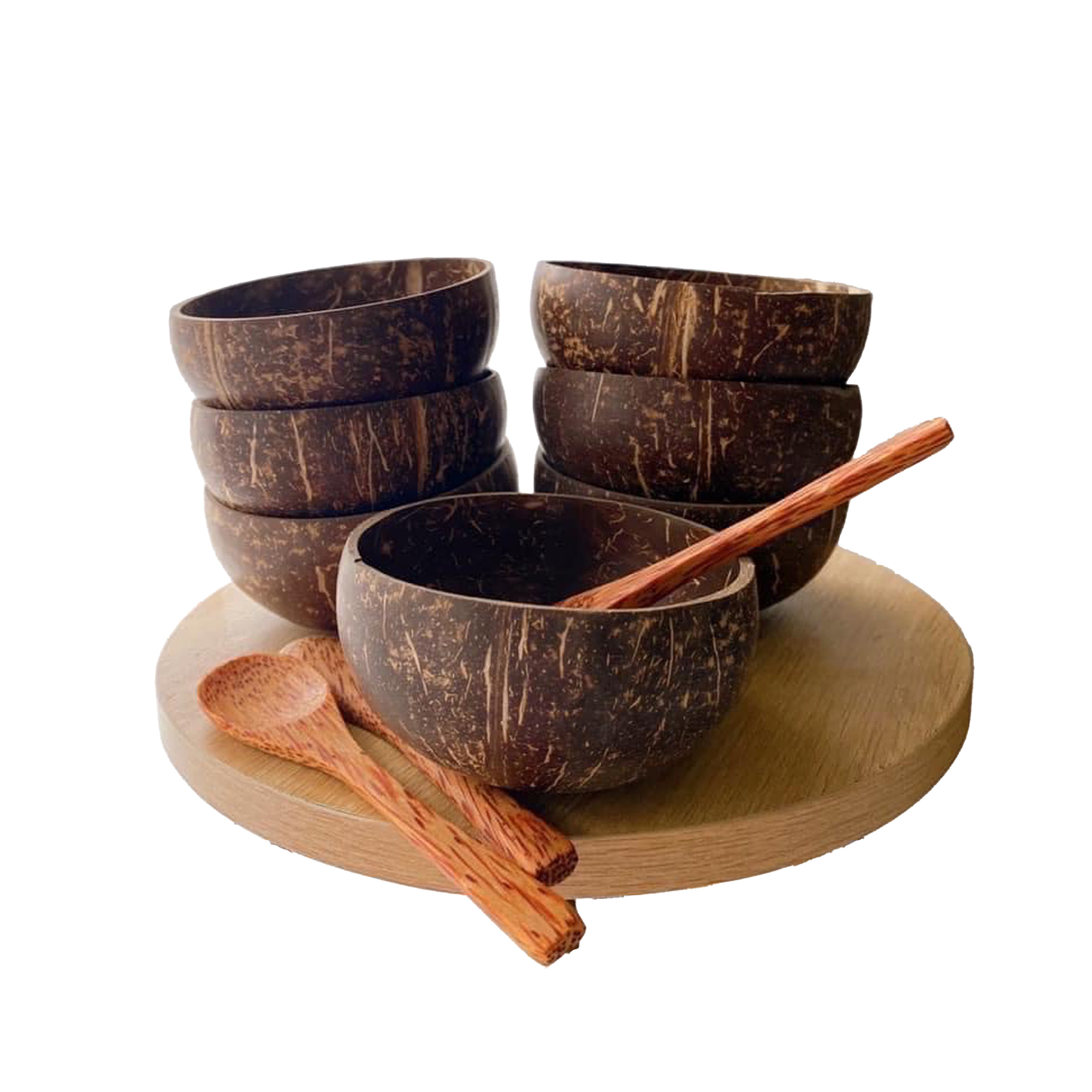 Bộ Gáo Dừa Và Thìa Gỗ