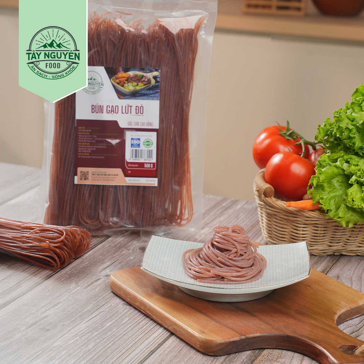 Bún Gạo Lứt Đỏ