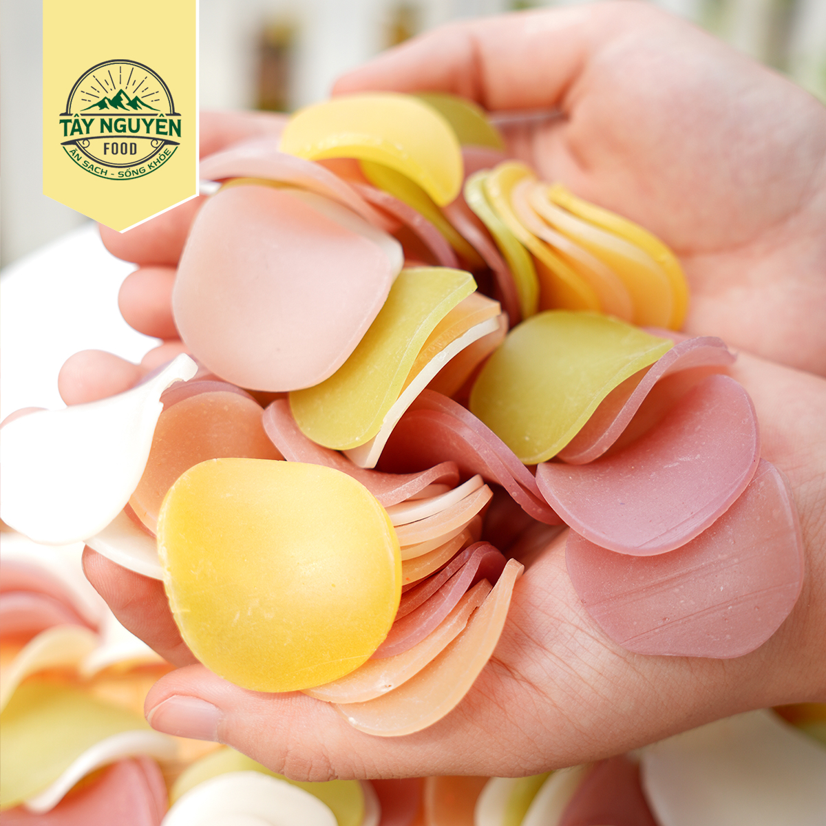 Combo Bánh phồng rau củ và Bánh phồng gạo lứt loại 200g