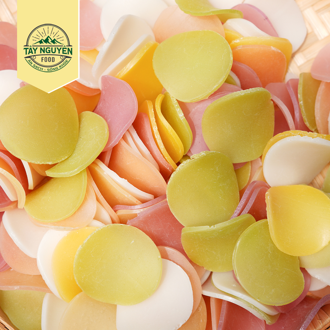 Combo Bánh phồng rau củ và Bánh phồng gạo lứt loại 200g