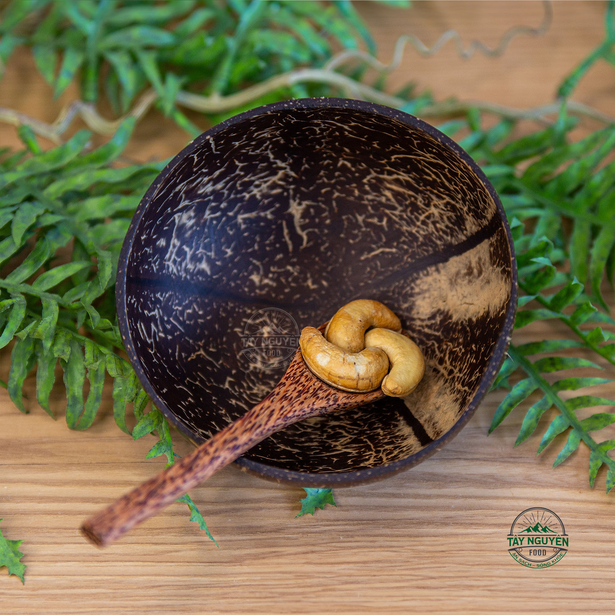 Bộ Gáo Dừa Và Thìa Gỗ