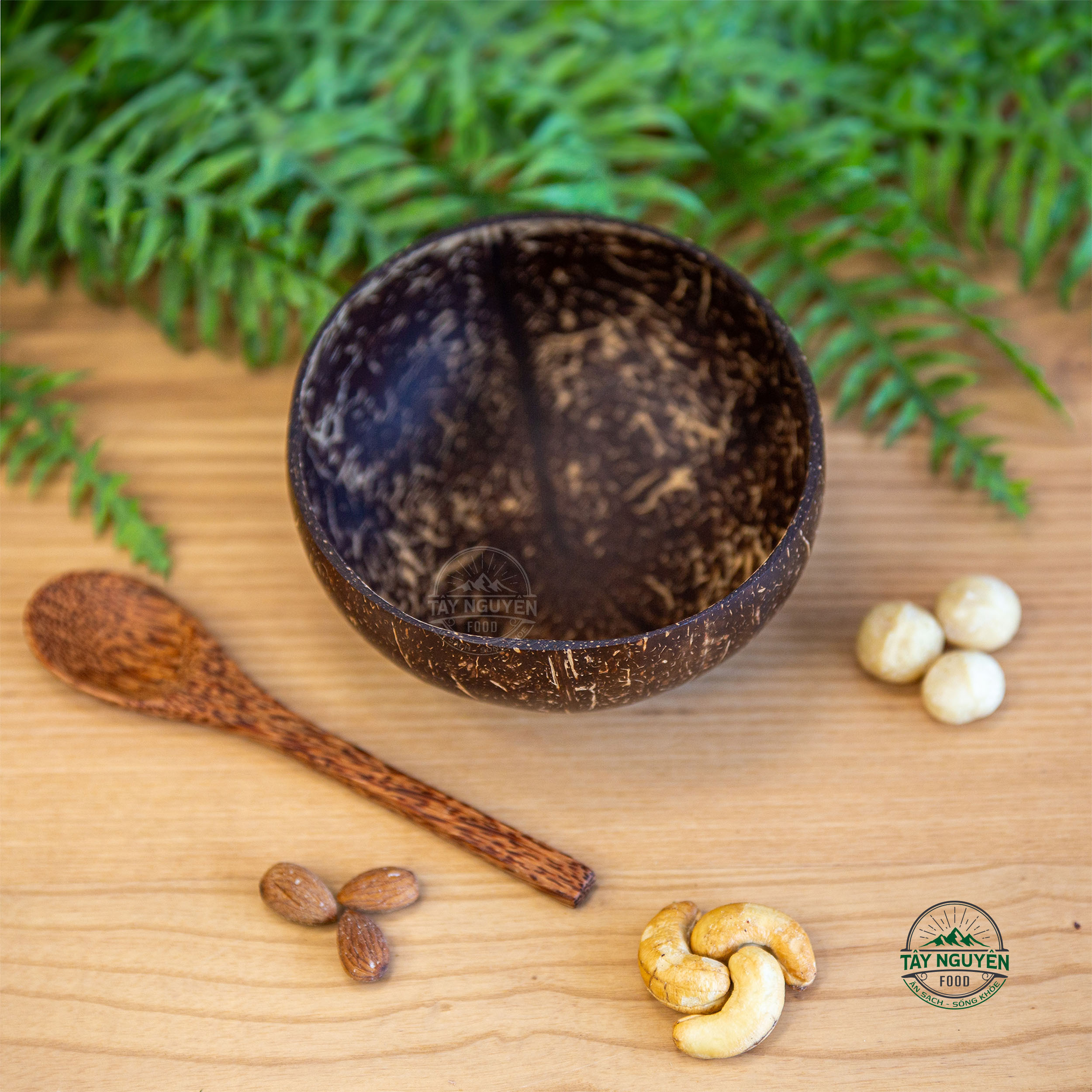 Bộ Gáo Dừa Và Thìa Gỗ