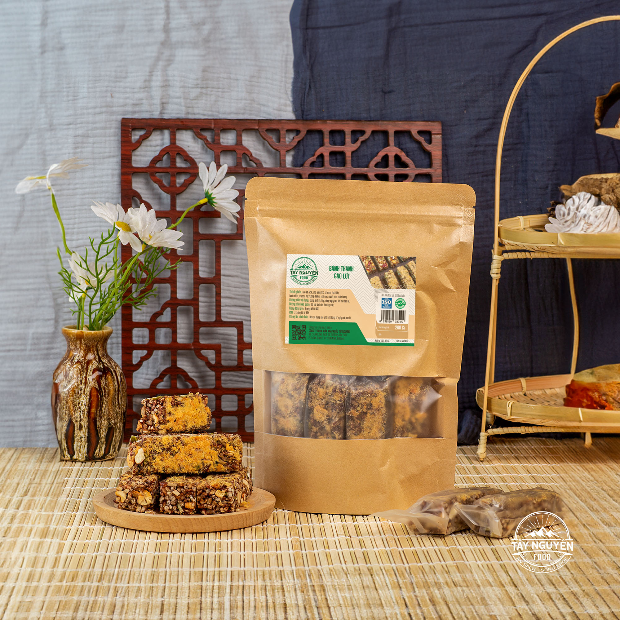 Thanh Gạo Lứt Chà Bông & Rong Biển