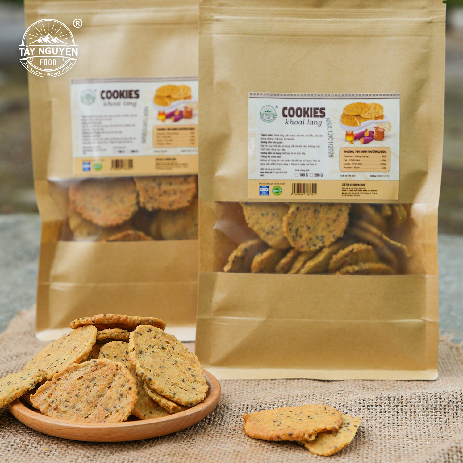 Bánh Cookies Khoai Lang