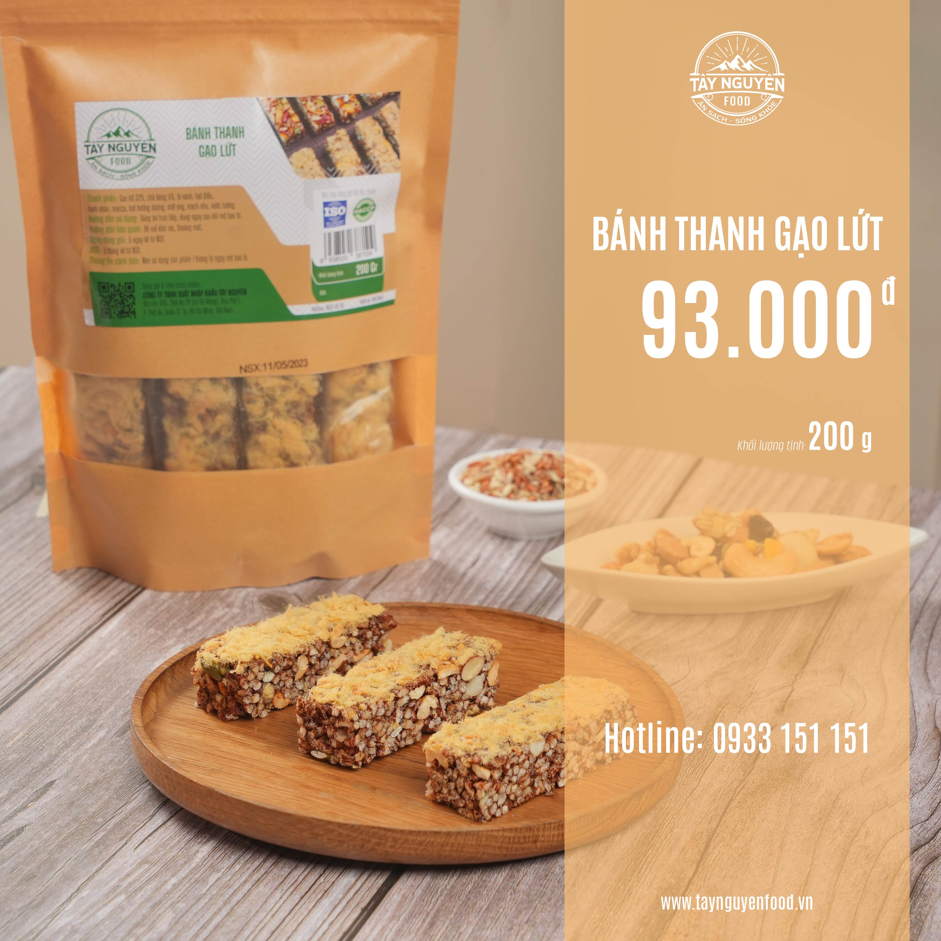 Thanh Gạo Lứt Chà Bông & Rong Biển