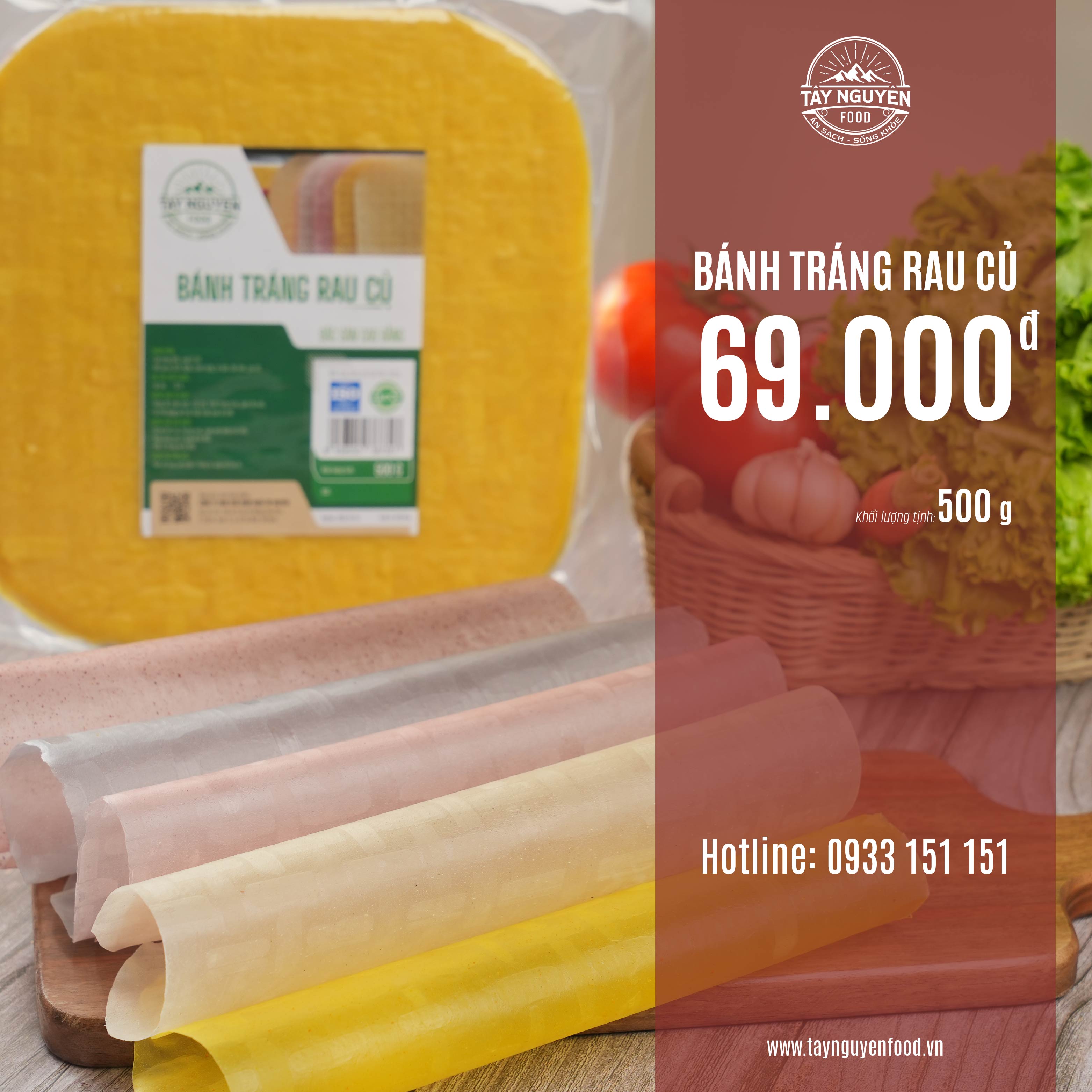 Bánh Tráng Rau Củ