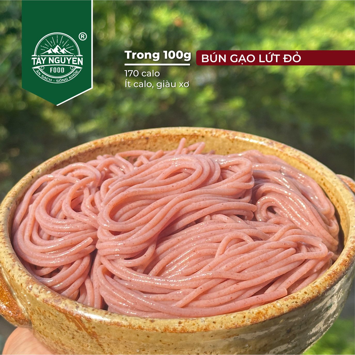 Bún Gạo Lứt Đỏ