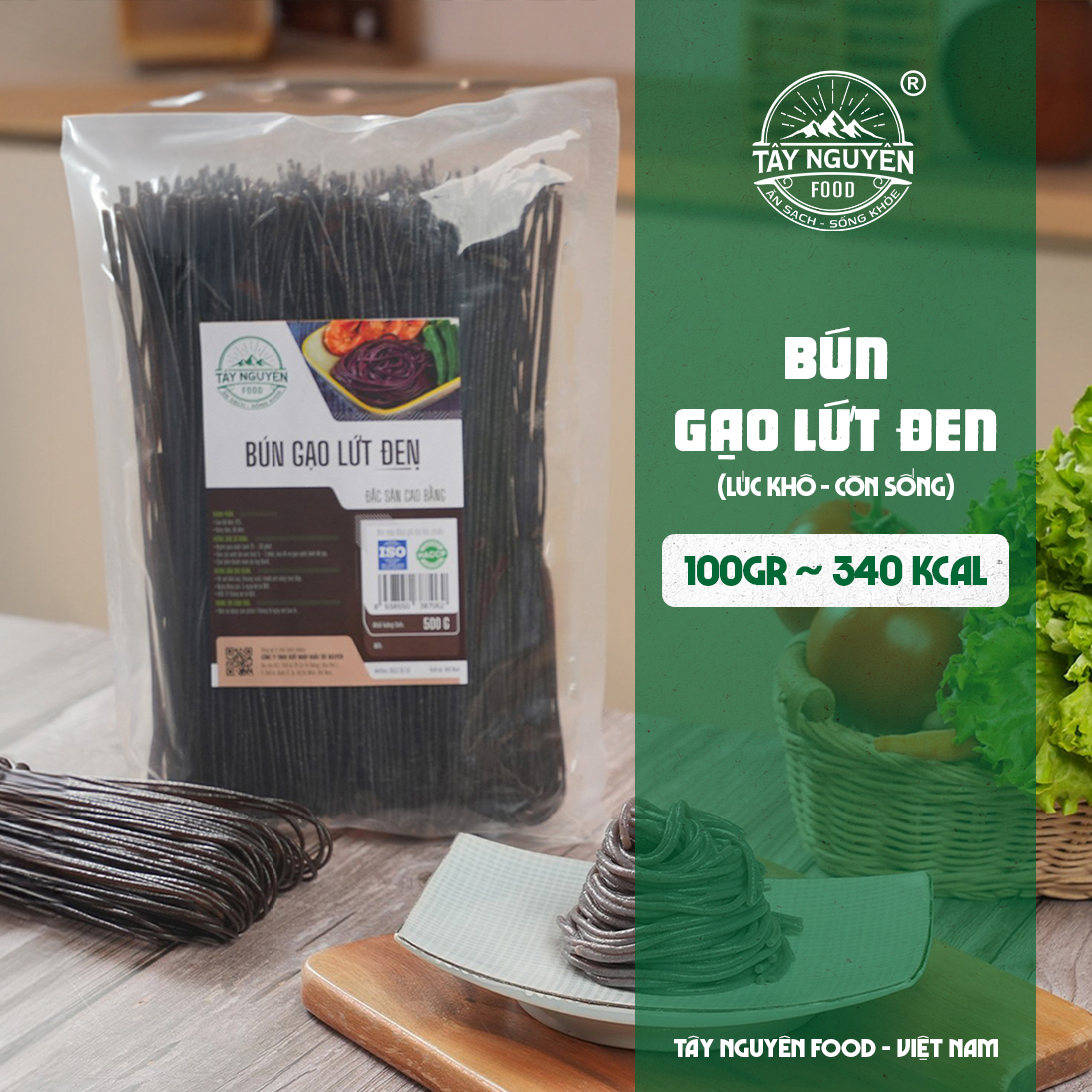 Bún Gạo Lứt Đen