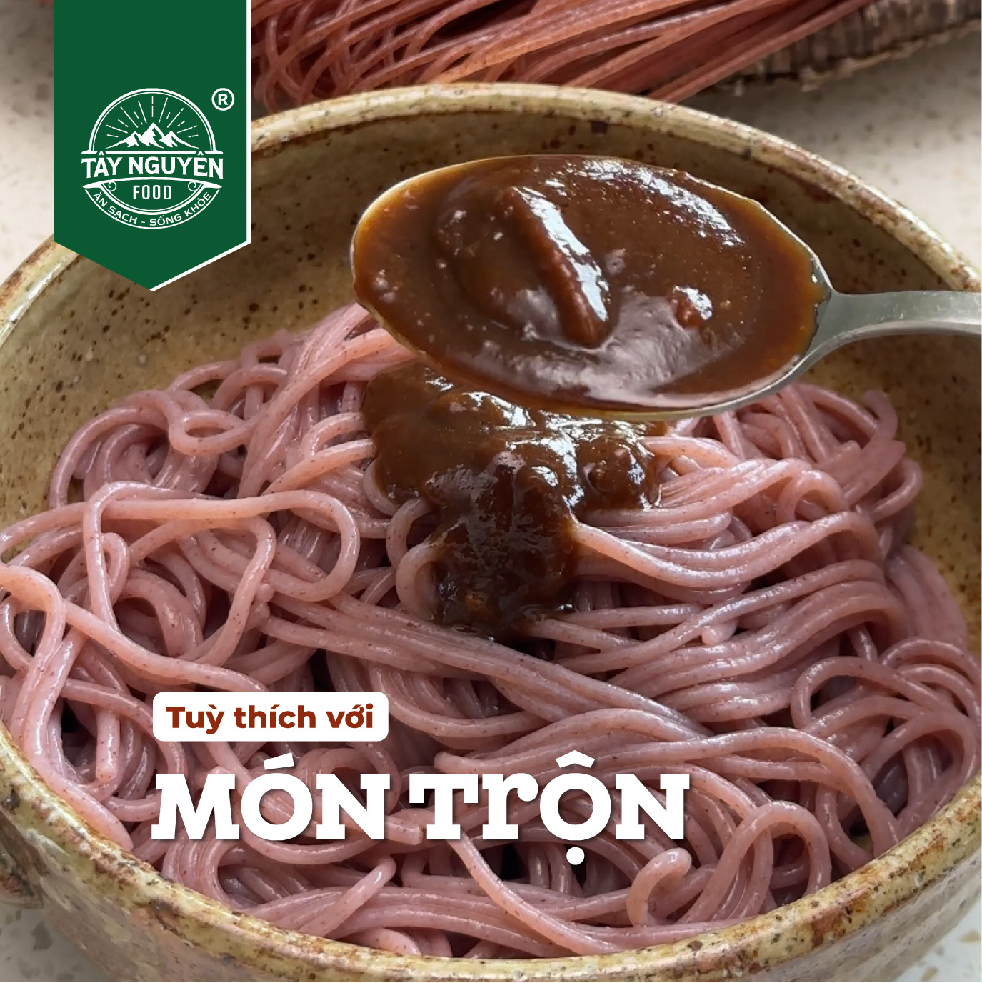 Combo 2Kg Bún Gạo Lứt Đỏ (4 Bịch 500g)