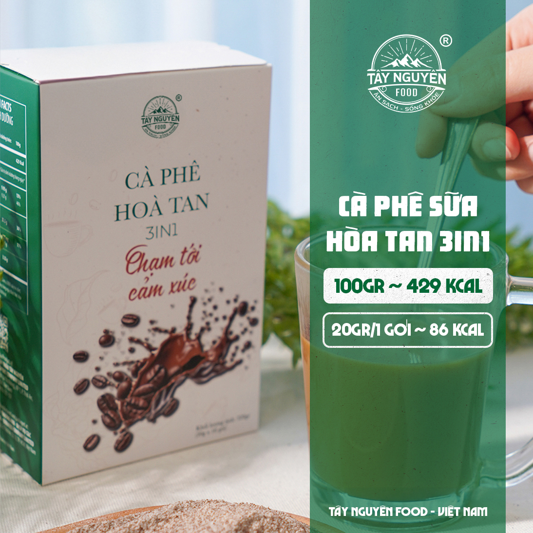 Cà Phê Sữa Hòa Tan 3in1