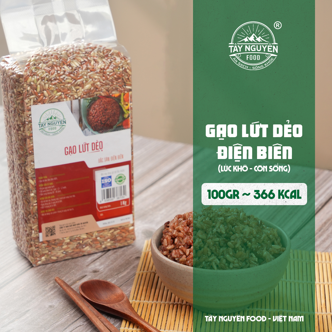 Gạo Lứt Dẻo Điện Biên