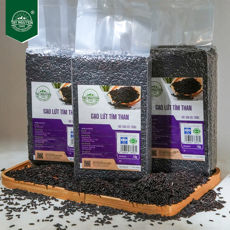 Combo 5Kg Gạo Lứt Tím Than Sóc Trăng