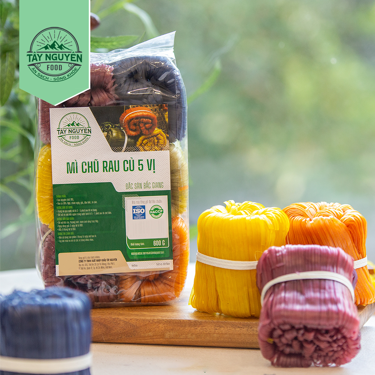 Mì Chũ Rau Củ 5 Vị 600g