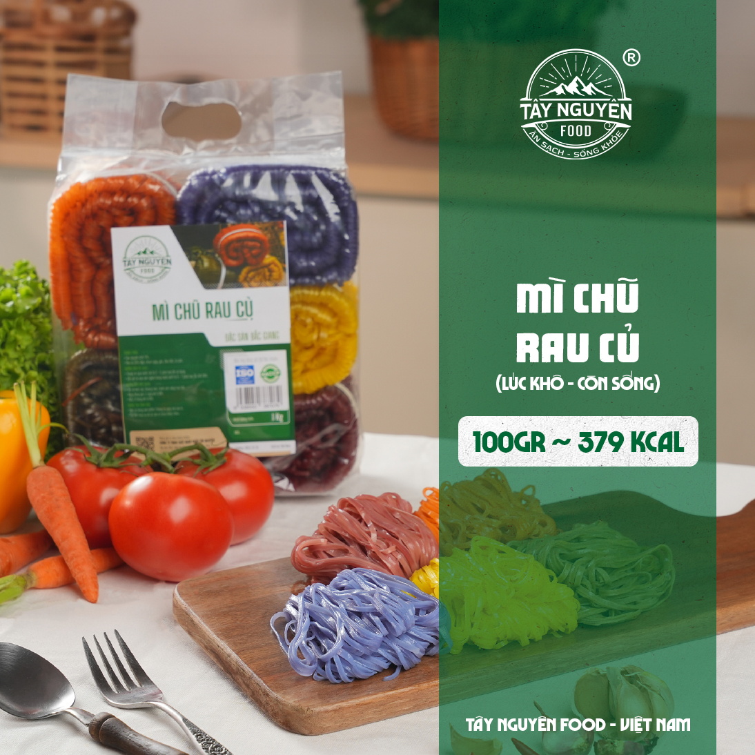 Mì Chũ Rau Củ 5 & 8 Vị