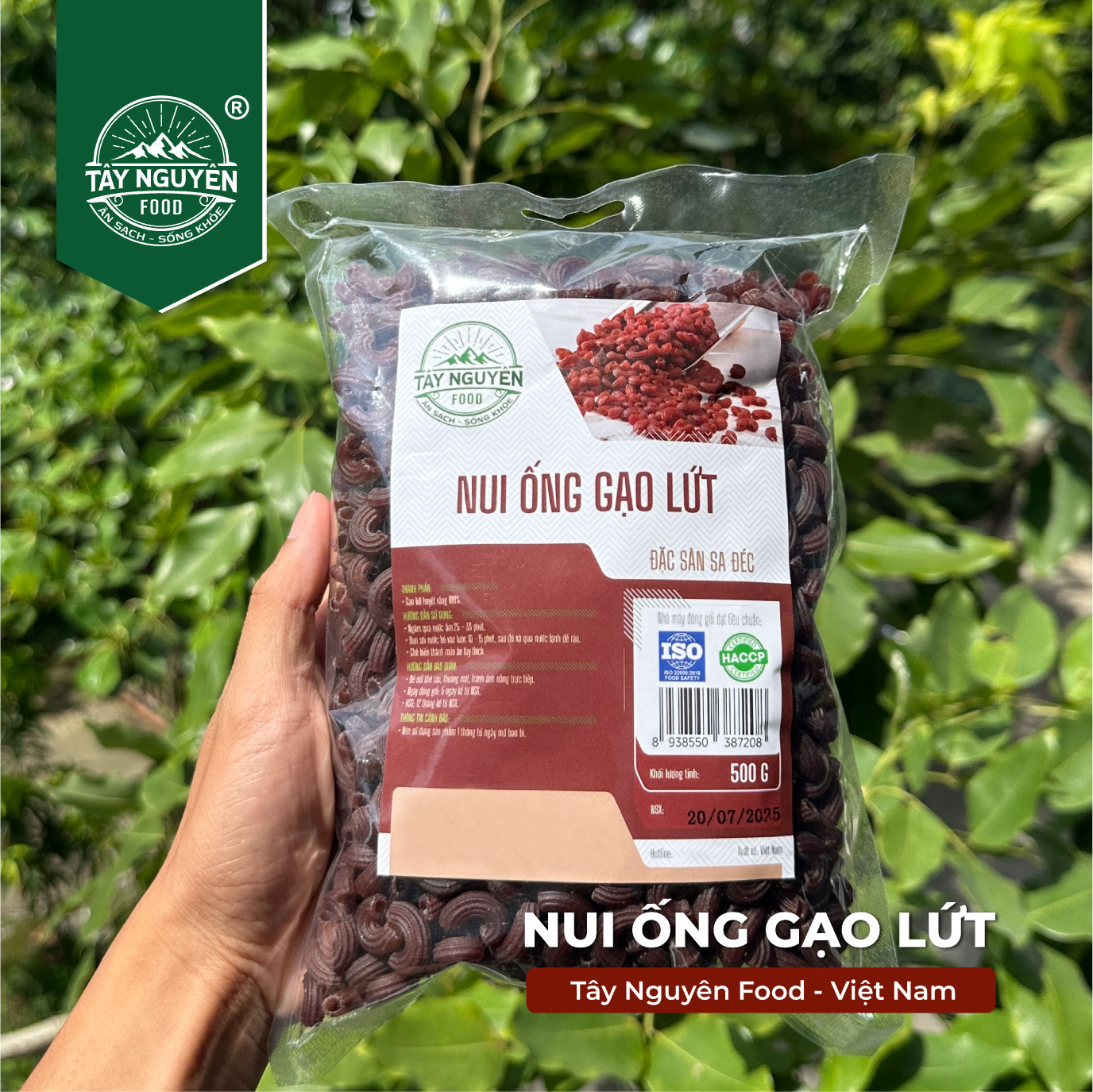 Nui Ống Gạo Lứt