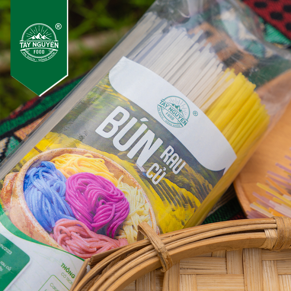 Bún gạo rau củ sợi thẳng