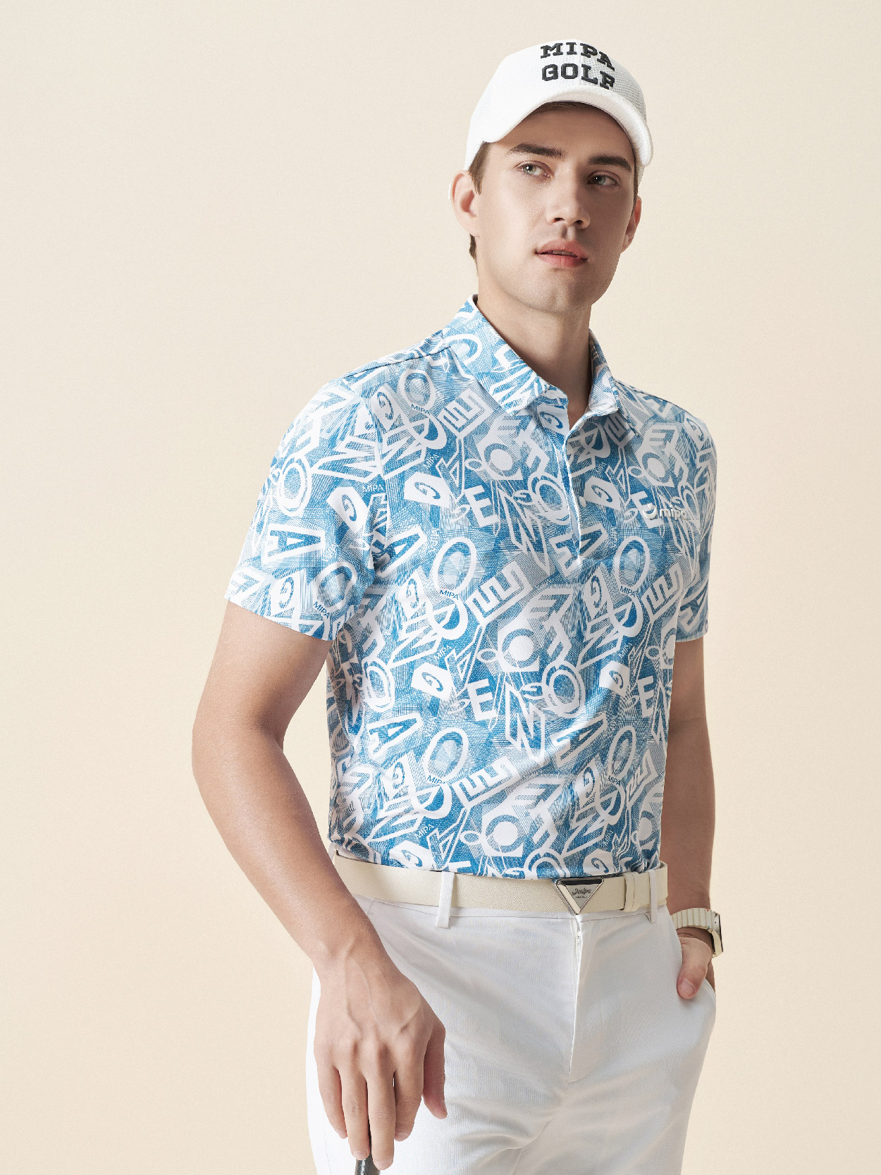 Weston Top - White Blue