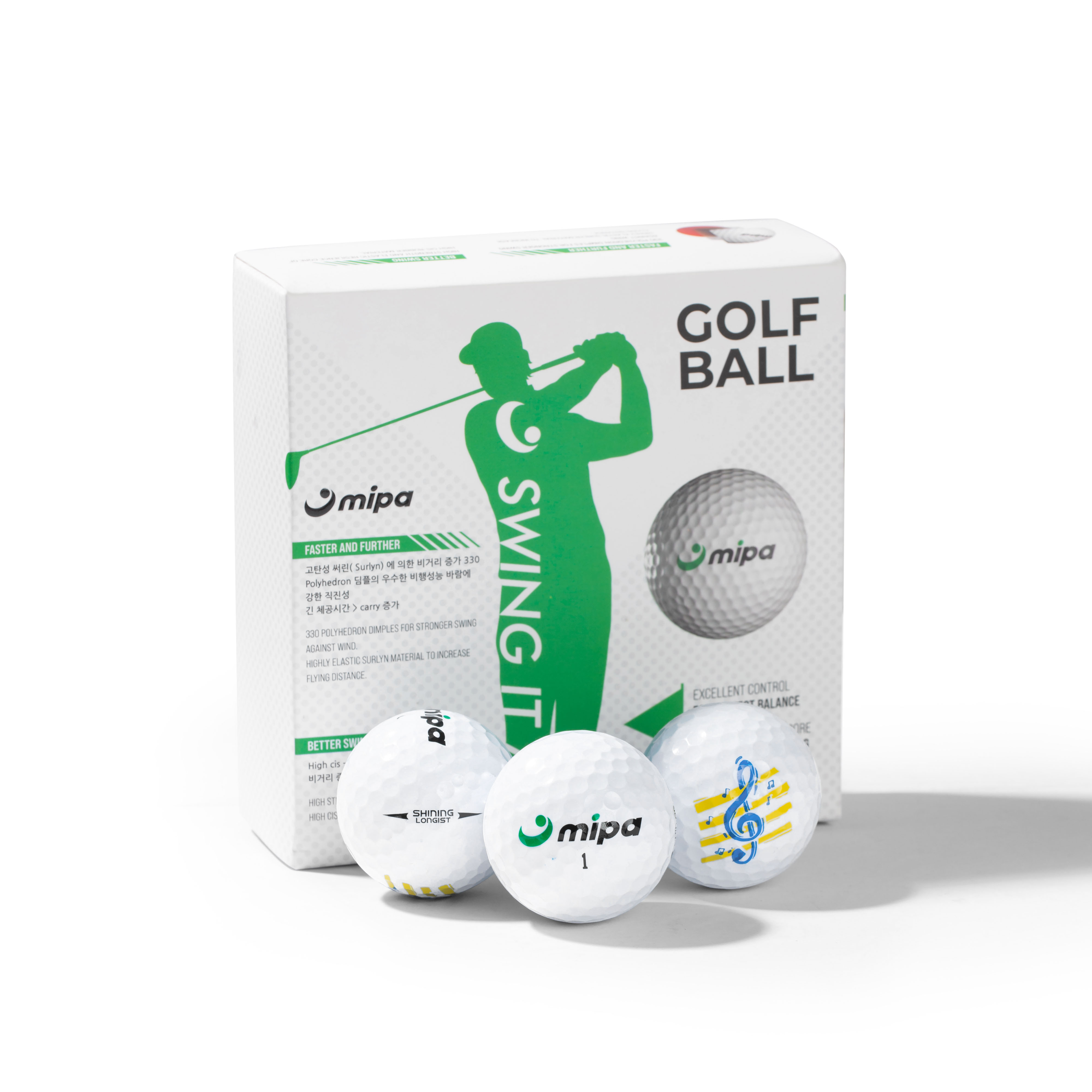 Set 3 Mipa Golf Ball