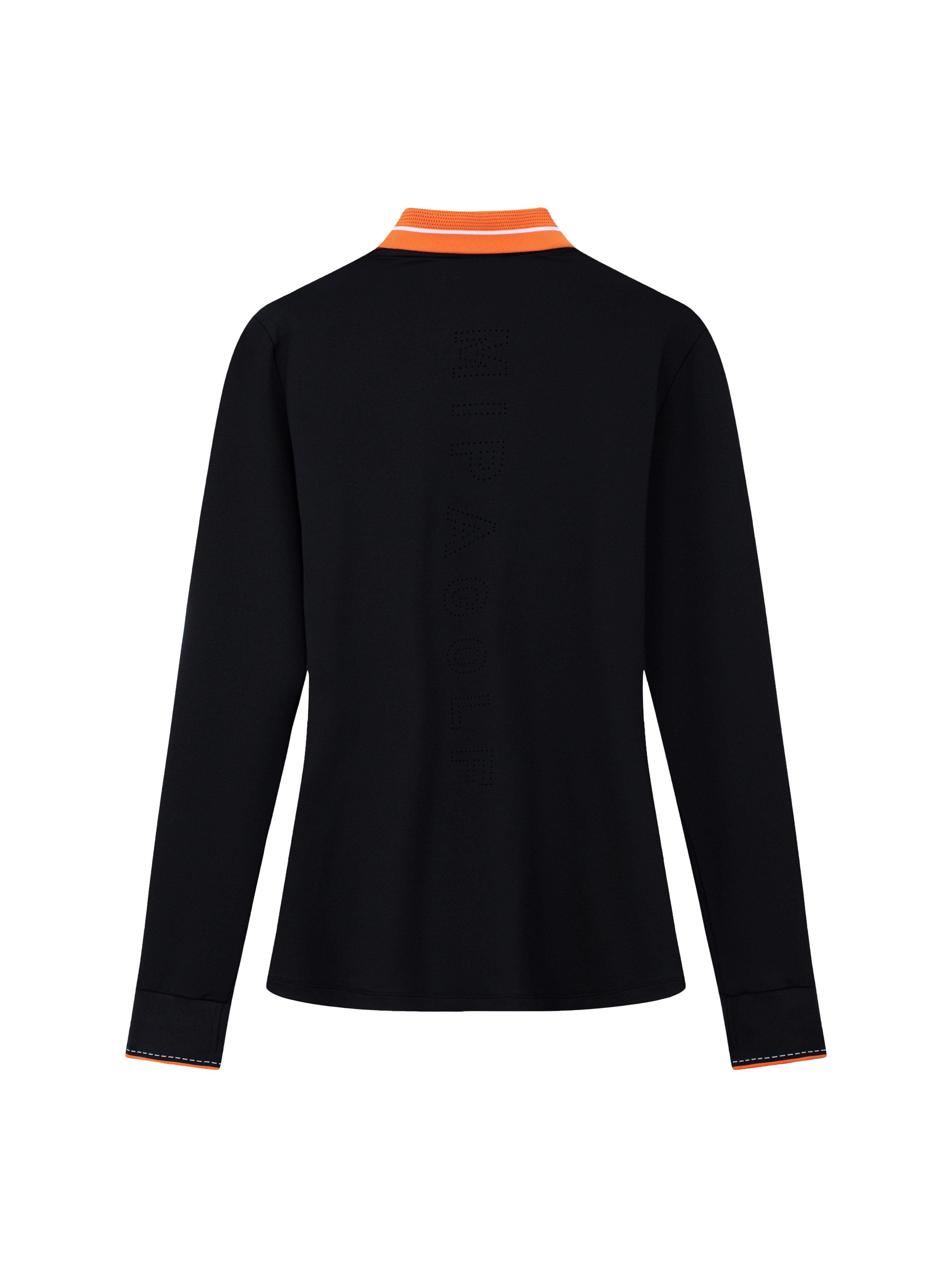 Leilani Top - Black Orange