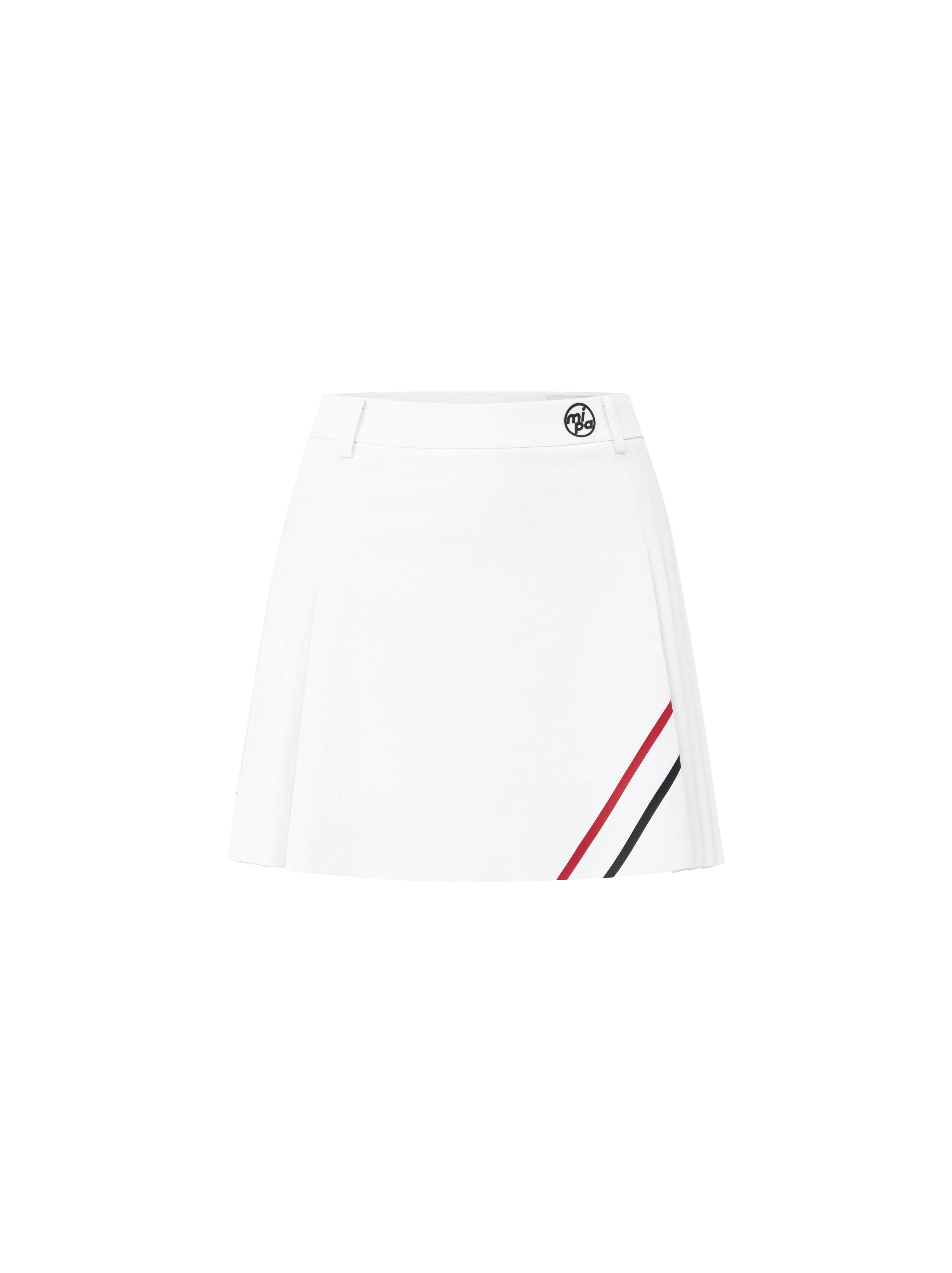 Oralie Skirt - White Red