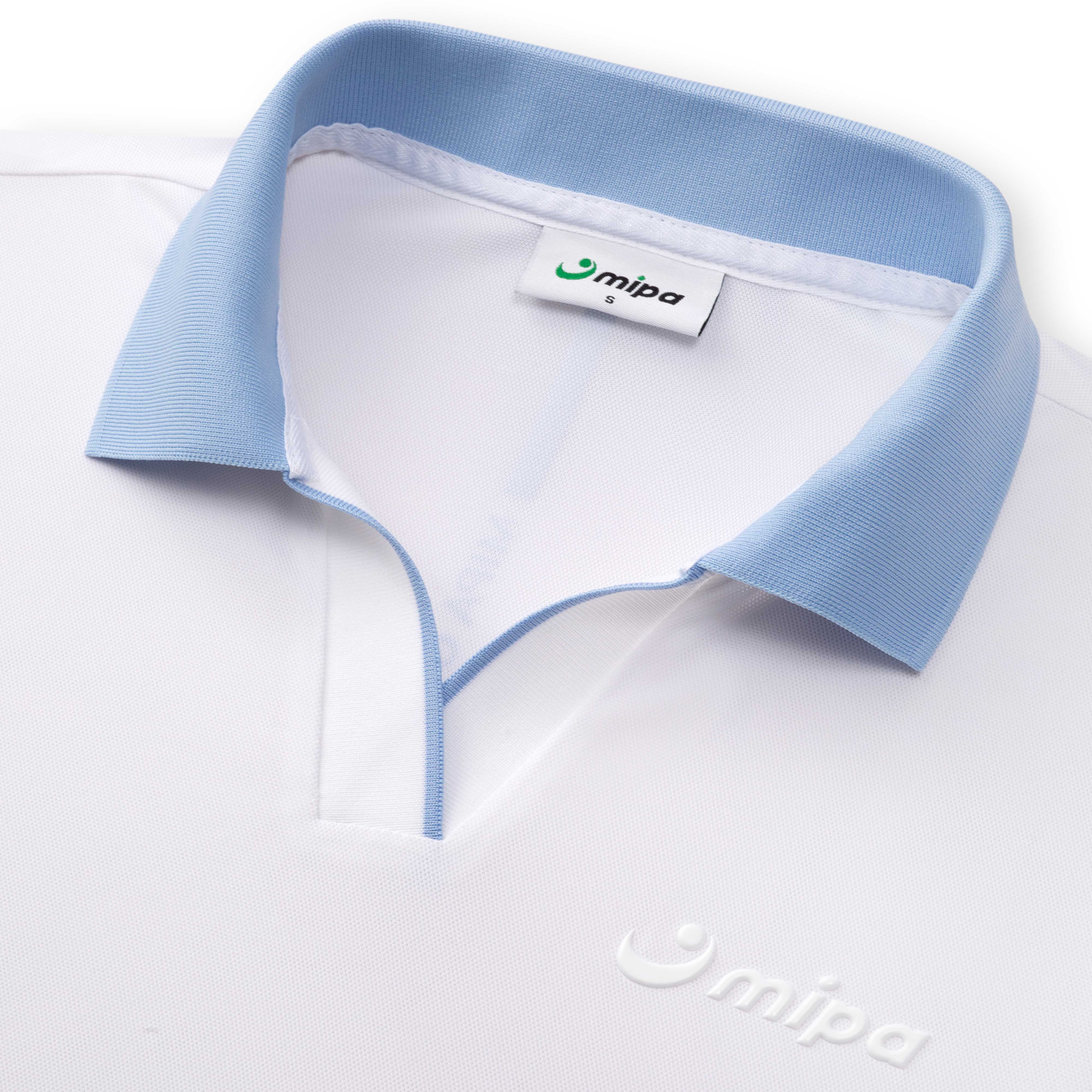 Elene Top - White Blue