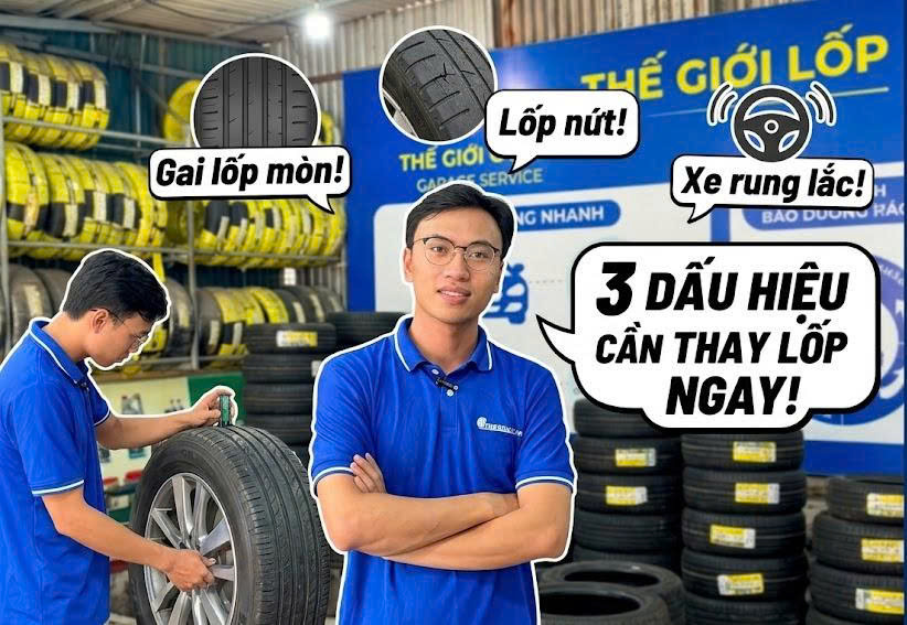 Khi Nào Cần Thay Lốp Xe Ô Tô? 3 Dấu Hiệu Cảnh Báo An Toàn Quan Trọng Bắt Buộc Phải Biết