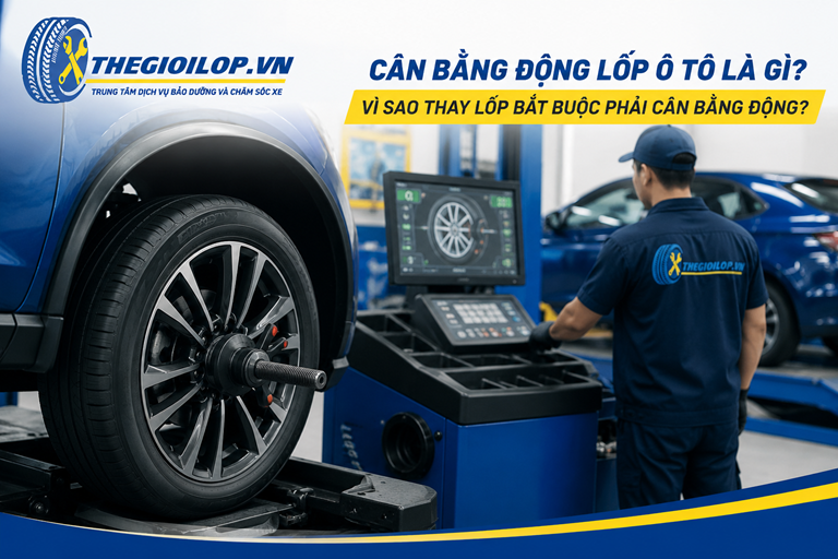 CÂN BẰNG ĐỘNG LỐP Ô TÔ LÀ GÌ? VÌ SAO THAY LỐP BẮT BUỘC PHẢI CÂN BẰNG ĐỘNG?