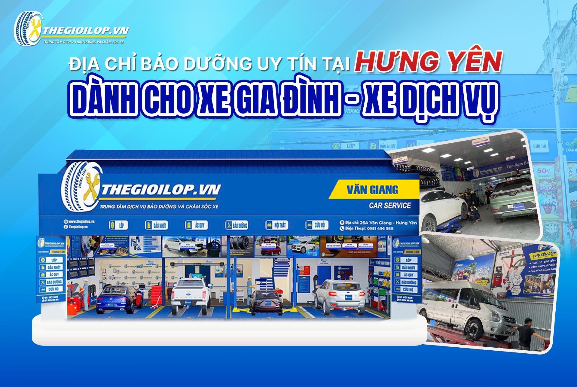 Địa chỉ bảo dưỡng uy tín tại Hưng Yên dành cho xe gia đình – xe dịch vụ