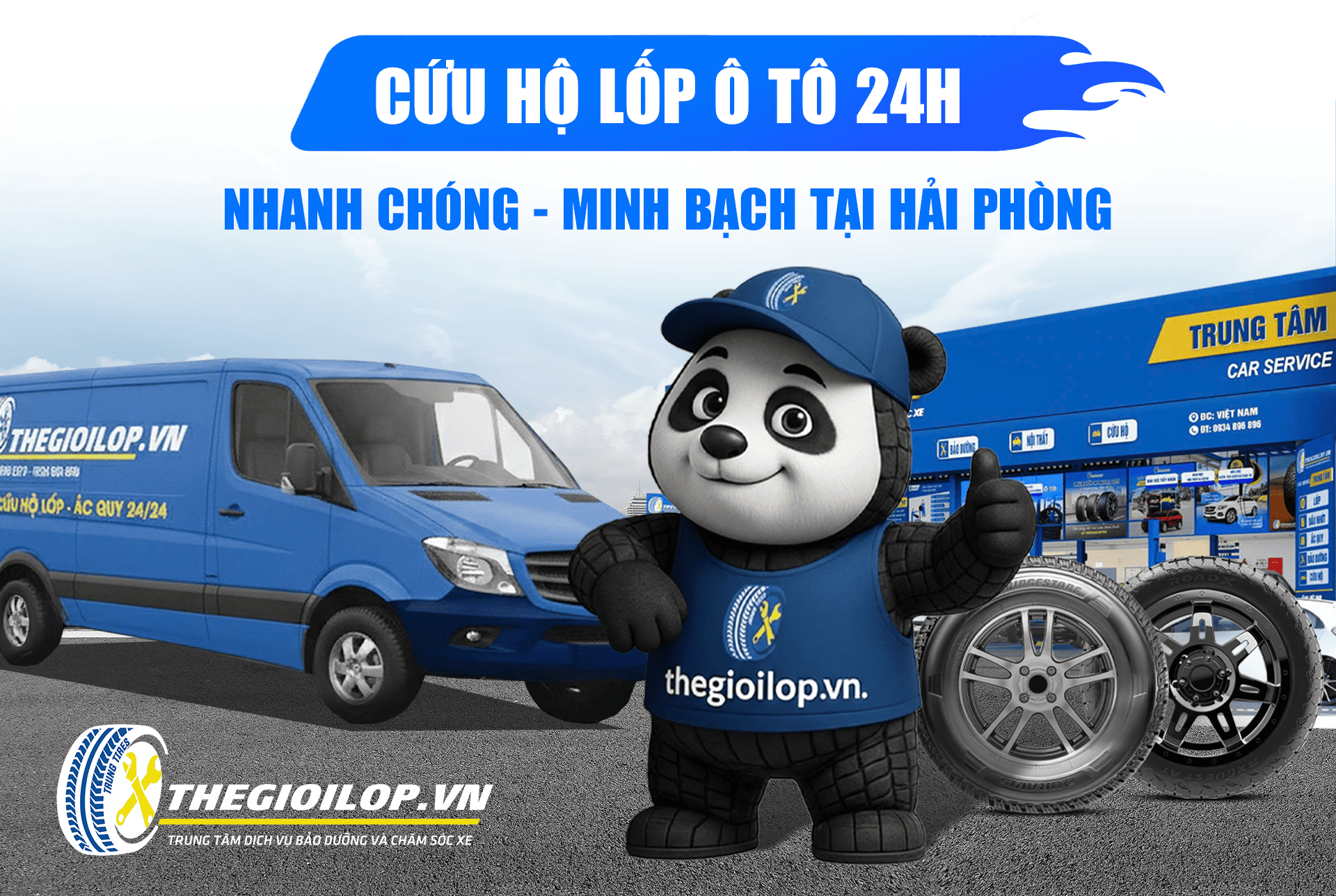 CỨU HỘ LỐP Ô TÔ 24/7: DỊCH VỤ NHANH CHÓNG, MINH BẠCH GIÁ TẠI HẢI PHÒNG