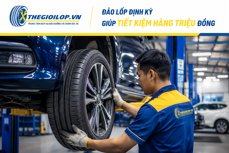 Đảo lốp định kỳ giúp tiết kiệm hàng triệu đồng như thế nào?