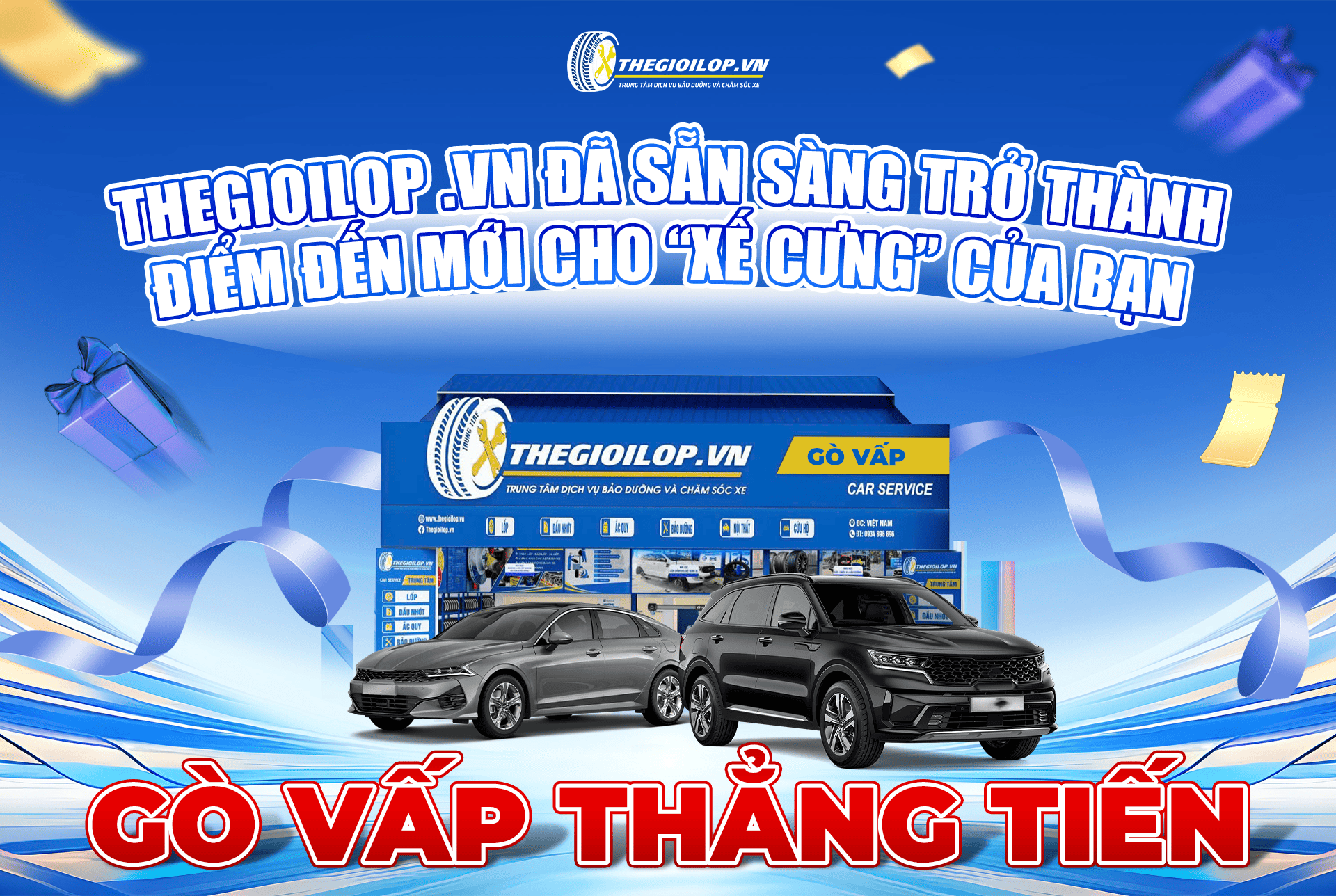 GÒ VẤP THẲNG TIẾN: THEGIOILOP.VN ĐÃ SẴN SÀNG TRỞ THÀNH ĐIỂM ĐẾN MỚI CHO 