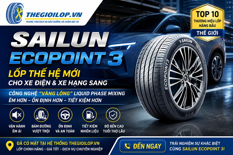 Lốp Sailun EcoPoint 3 Có Tốt Không? Đánh Giá Chi Tiết Từ Chuyên Gia
