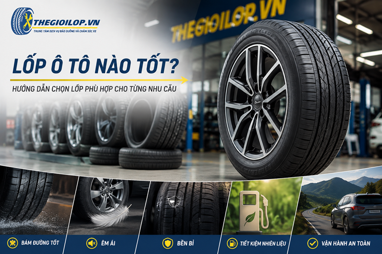 Lốp ô tô nào tốt? Hướng dẫn chọn lốp phù hợp cho từng nhu cầu