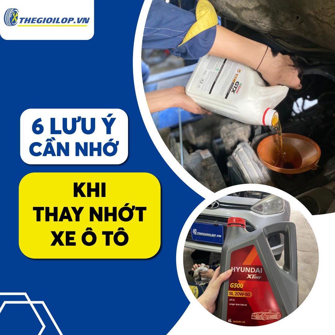 6 Lưu Ý Cần Nhớ Khi Thay Nhớt Xe Ô Tô