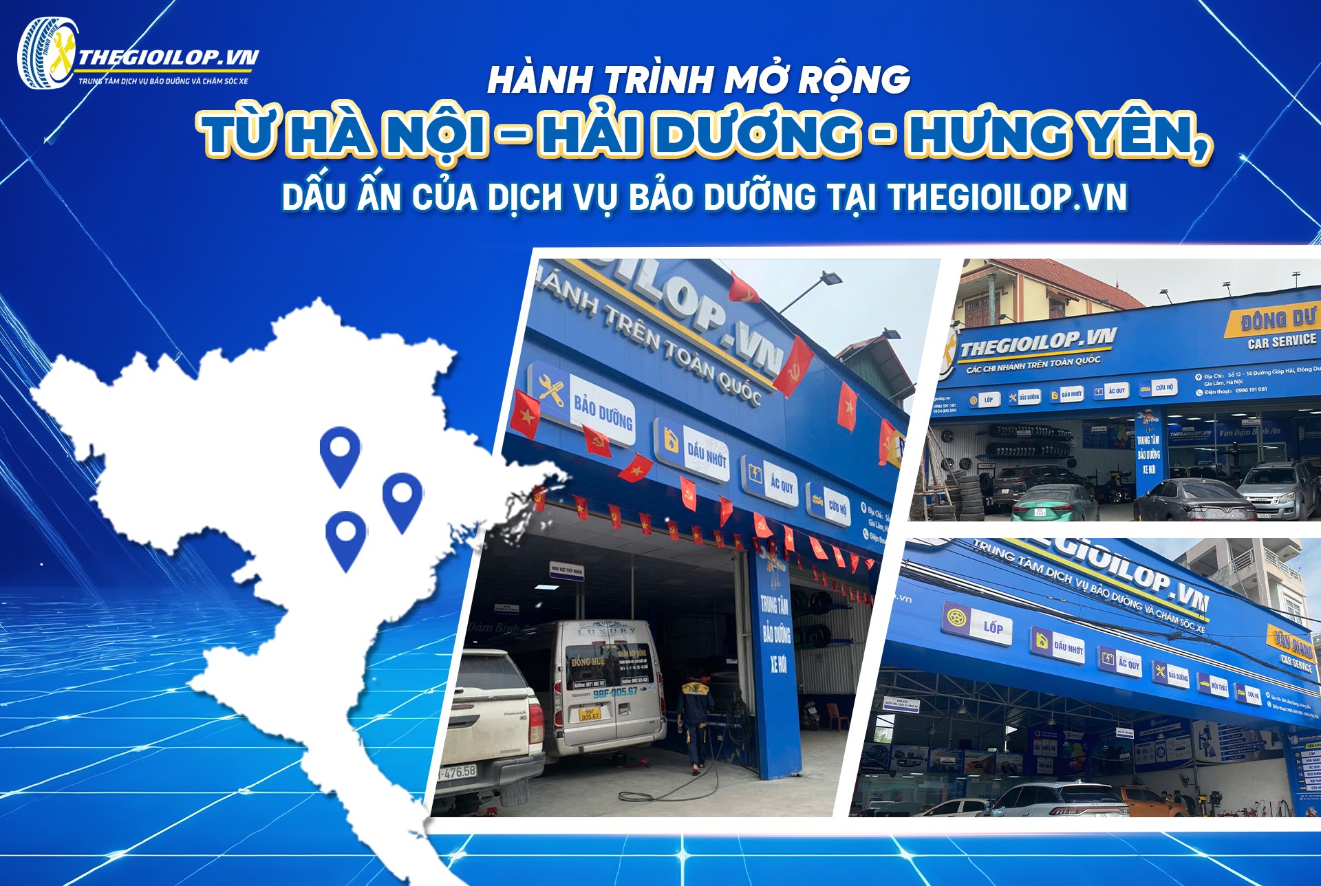 HÀNH TRÌNH MỞ RỘNG: TỪ HÀ NỘI – HẢI DƯƠNG – HƯNG YÊN, DẤU ẤN CỦA DỊCH VỤ BẢO DƯỠNG TẠI THEGIOILOP .VN