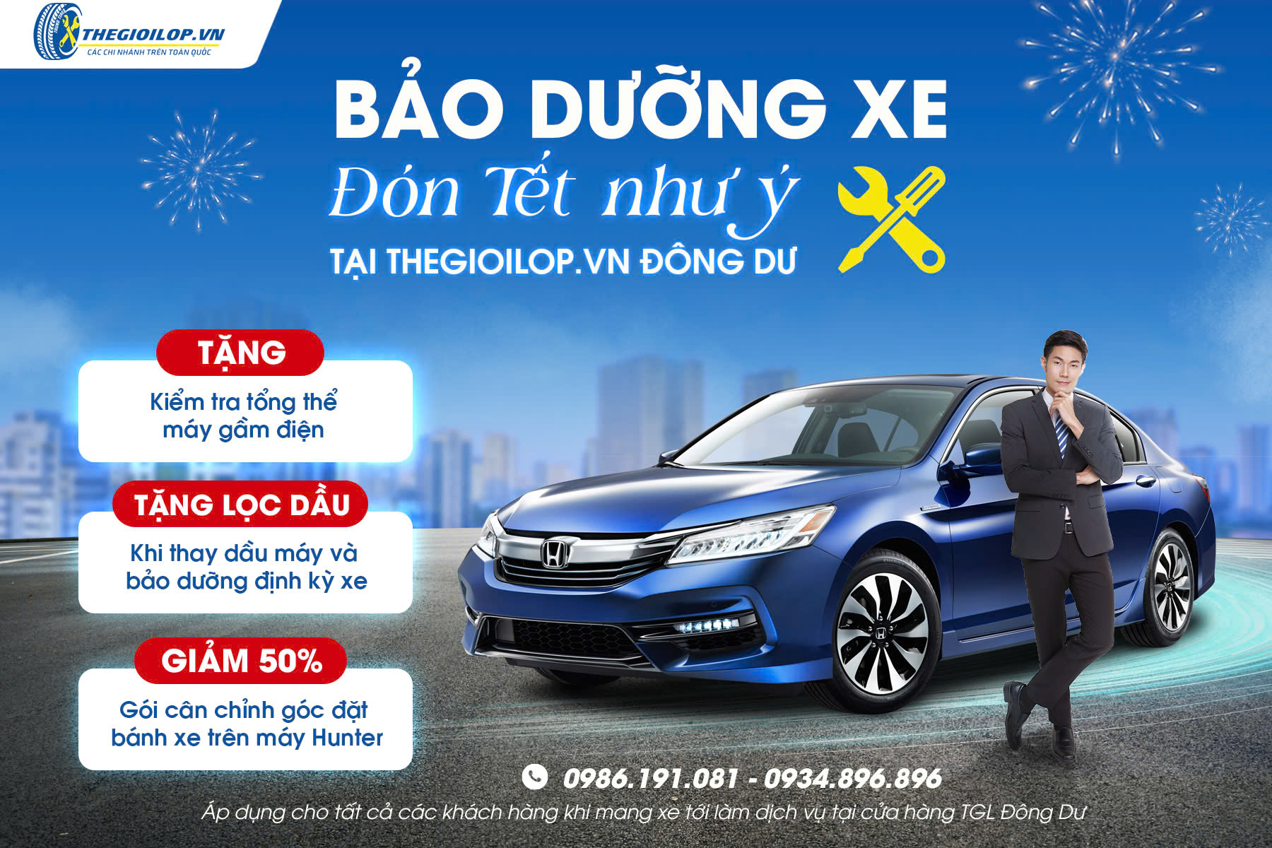 Bảo Dưỡng Xe Đón Tết Như Ý Cùng Thegioilop.vn