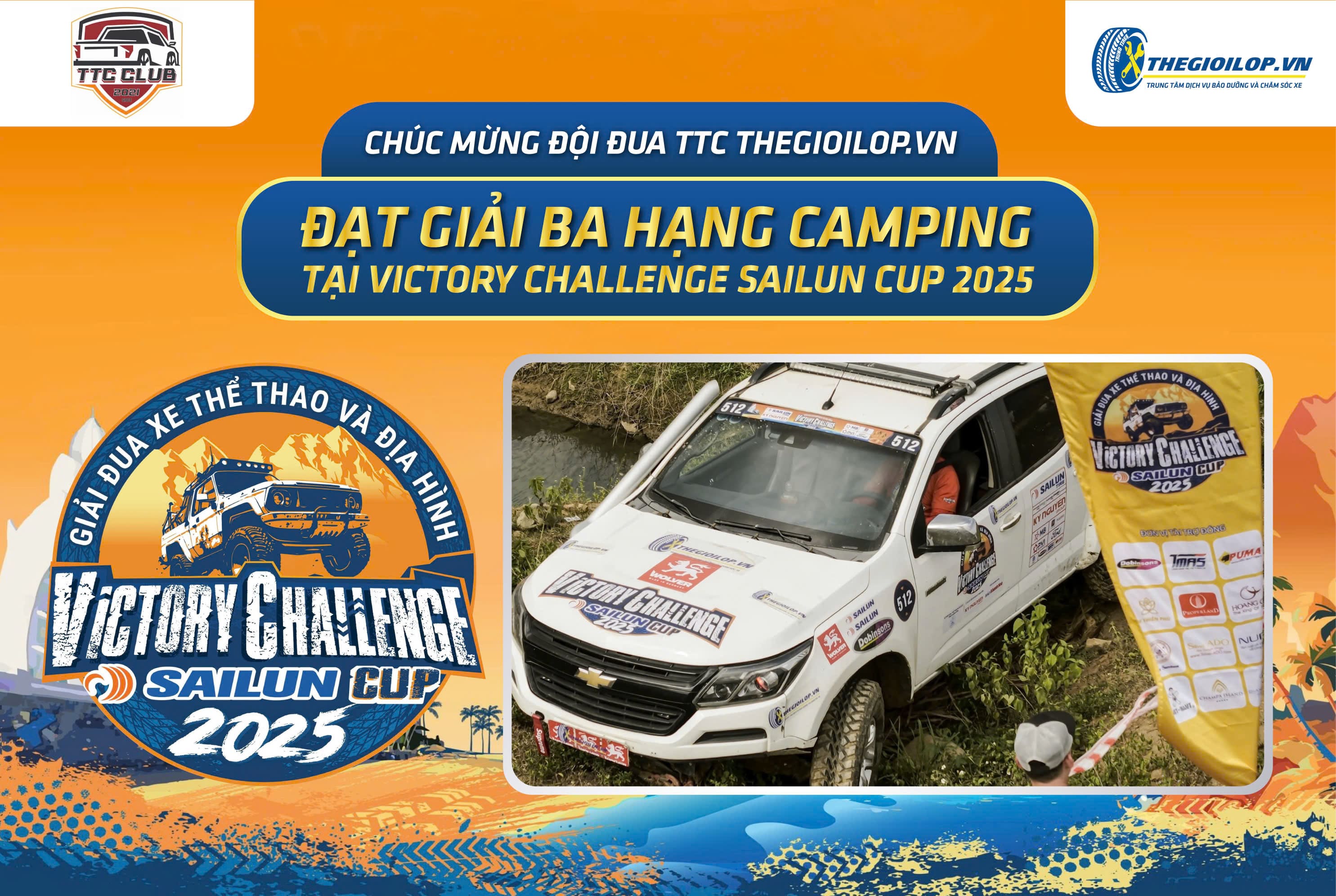 TTC THEGIOILOP.VN GHI DẤU ẤN TẠI VICTORY CHALLENGE SAILUN CUP 2025