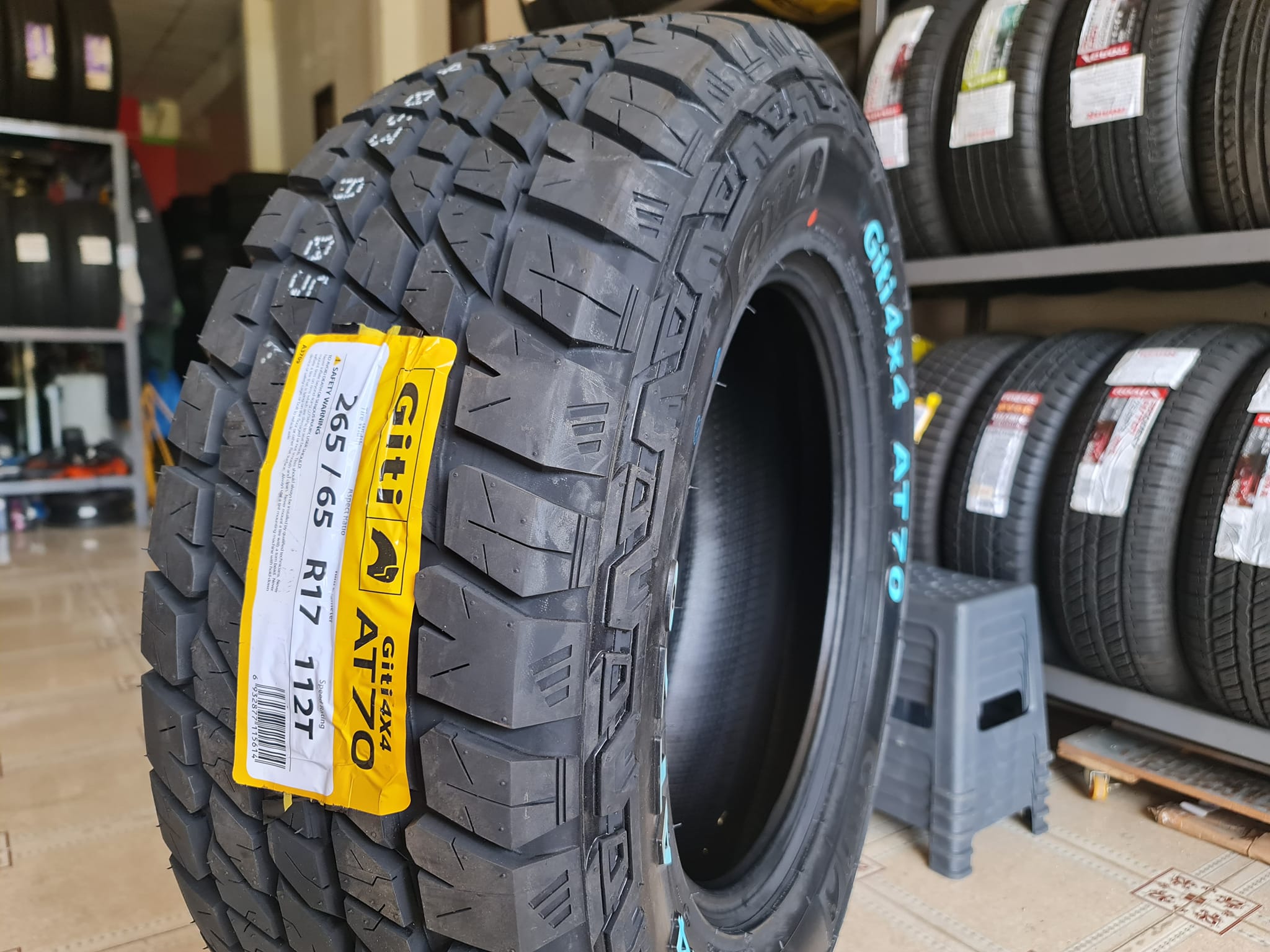 Kích thước lốp xe Giti cho Fortuner tiêu chuẩn