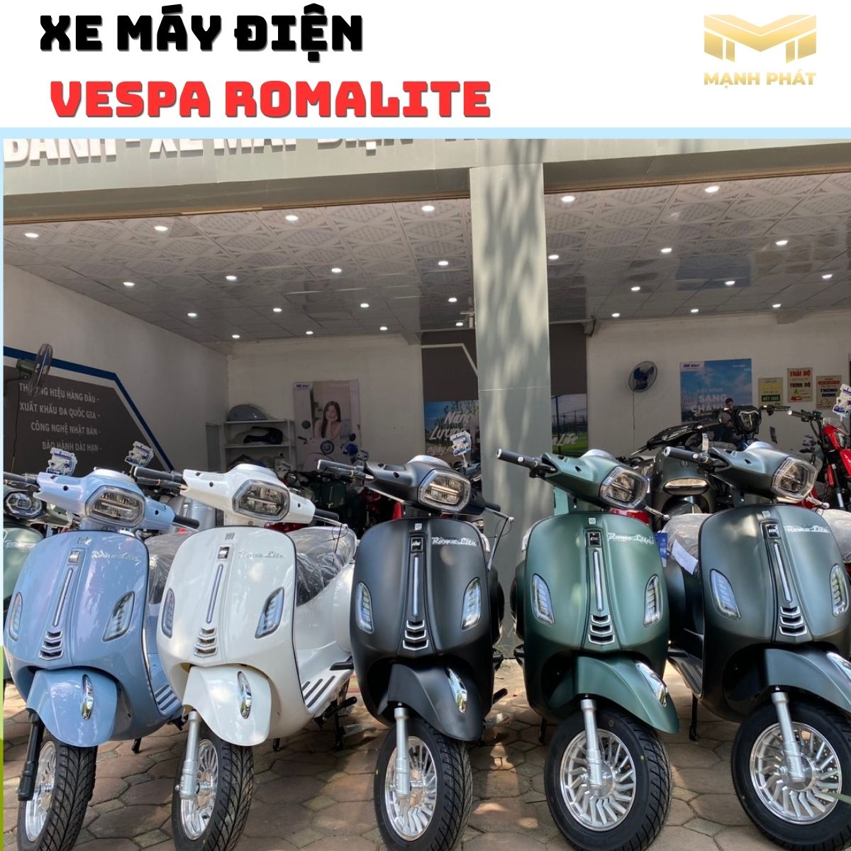 DK BIKE - XE MÁY ĐIỆN VESPA ROMA LITE