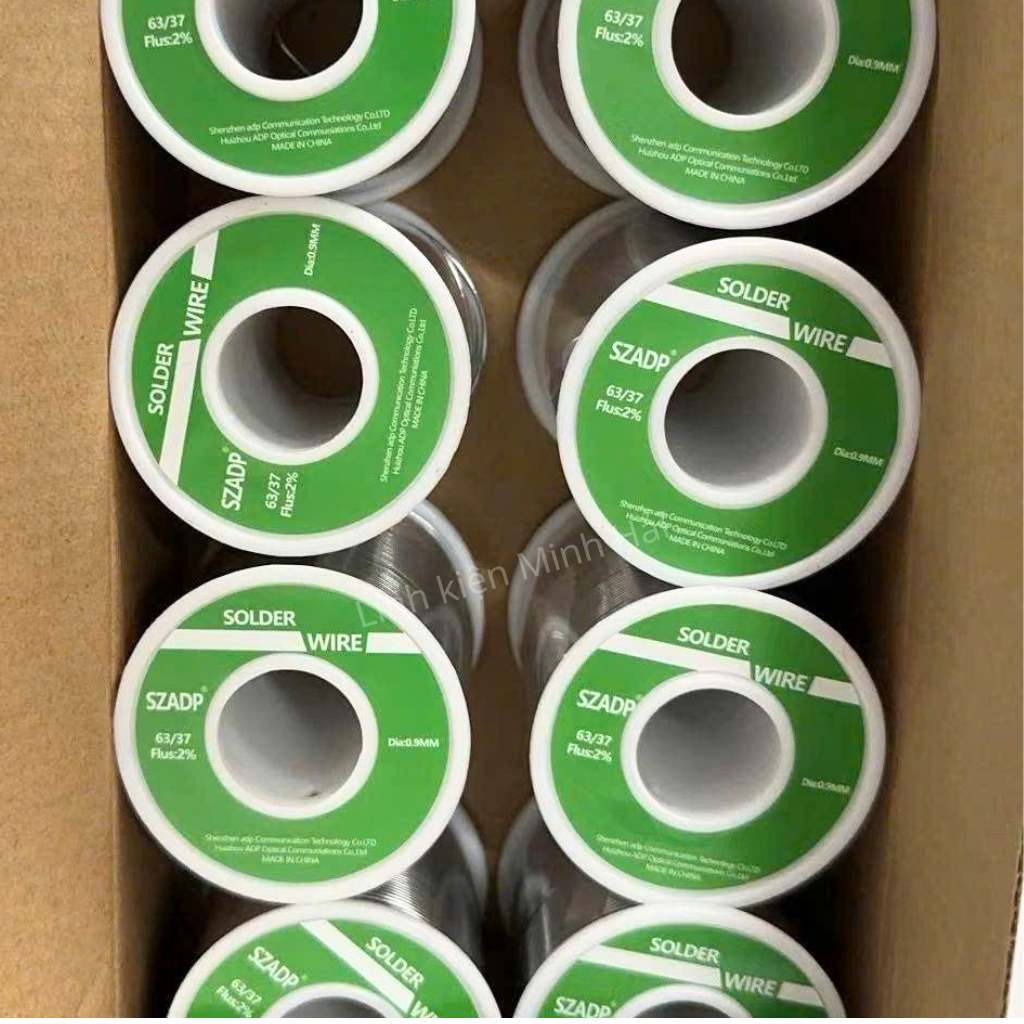 Thiếc hàn WSD nhẹ lửa giá tốt Sn63/Pb37 và thiếc hàn không chì