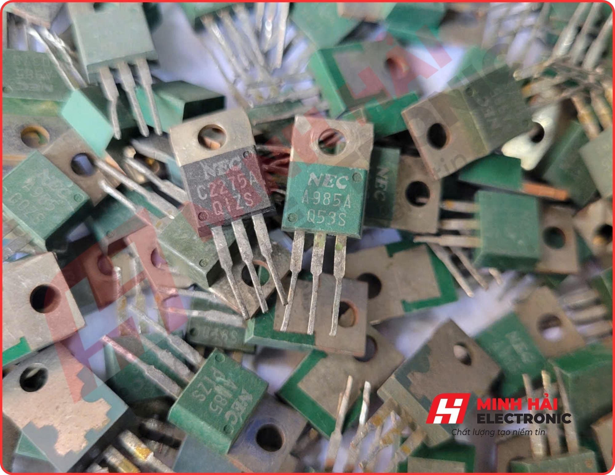 Cặp sò đệm A985+C2275 tháo máy xanh đen