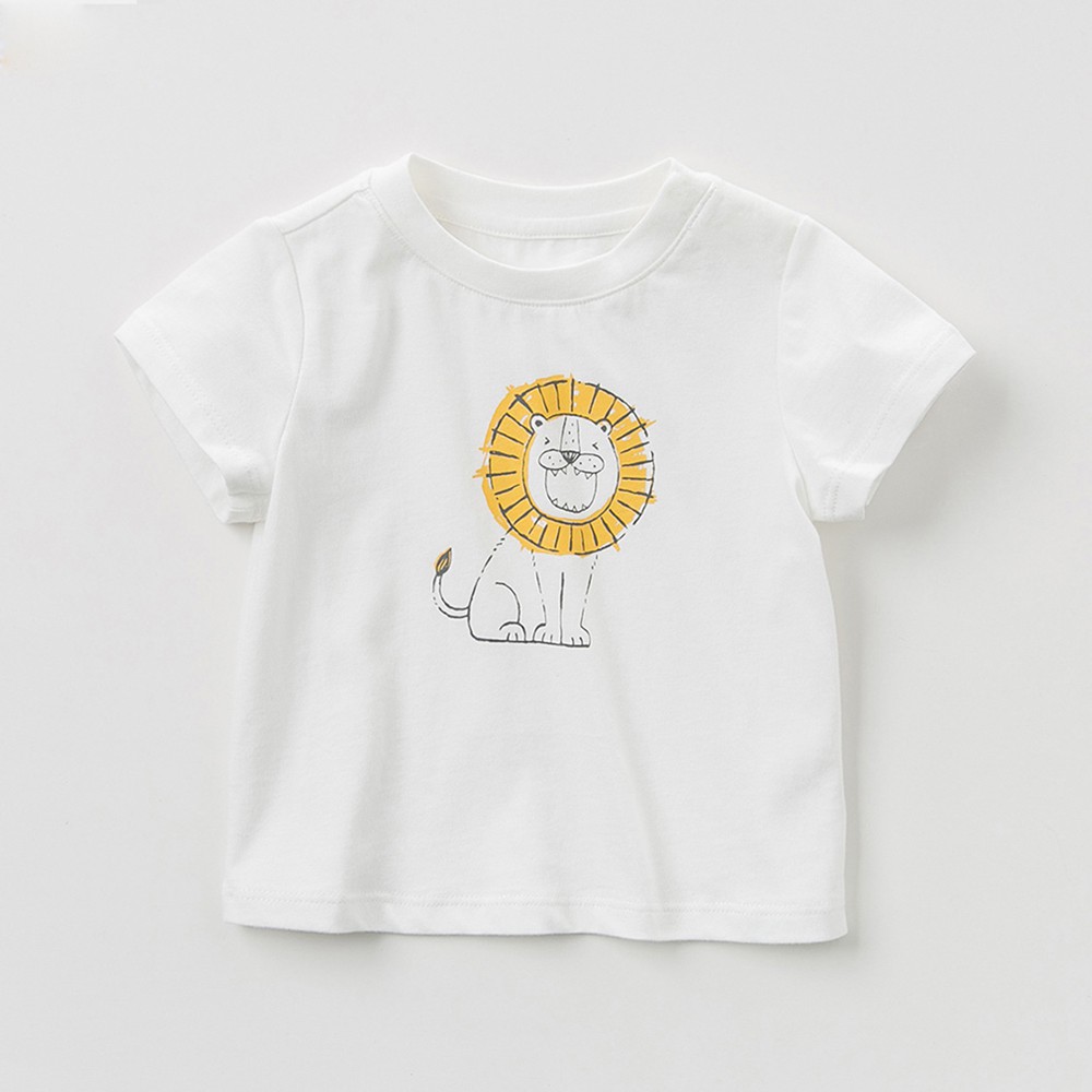 Áo thun bé gái cotton hình con voi