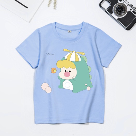 Áo thun cotton dày dặn cho bé trai