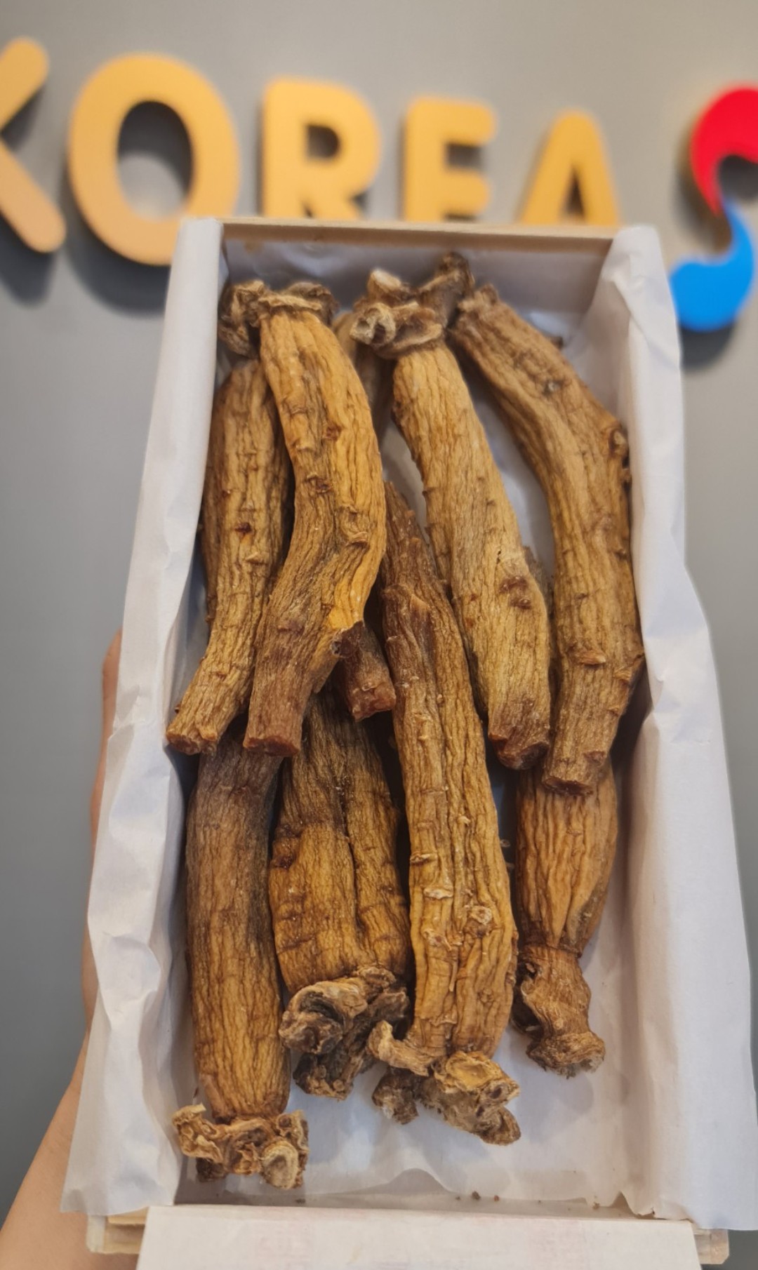 Sâm khô hộp thiếc chính phủ Choeng kwang jang