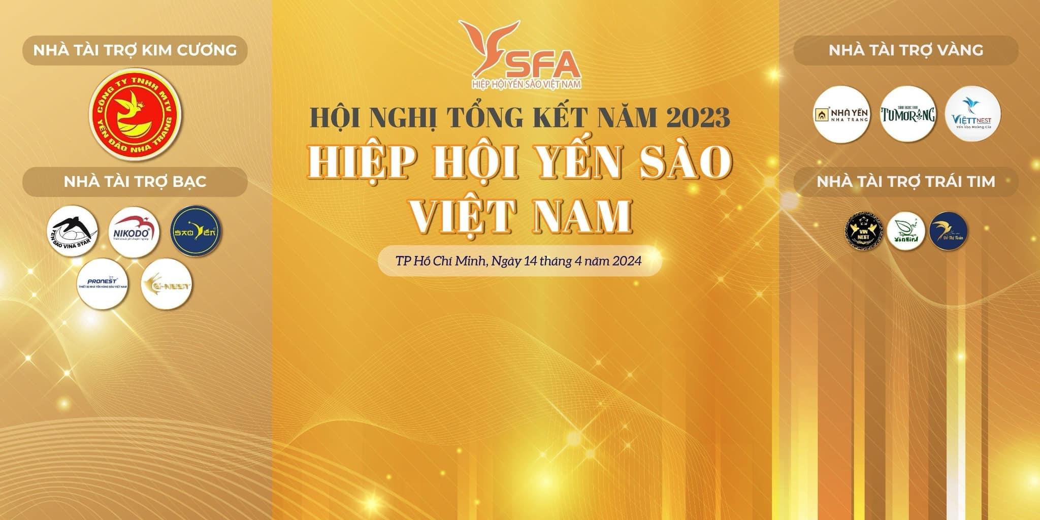 HỘI NGHỊ TỔNG KẾT NĂM 2023 - Hiệp hội Yến sào Việt Nam.